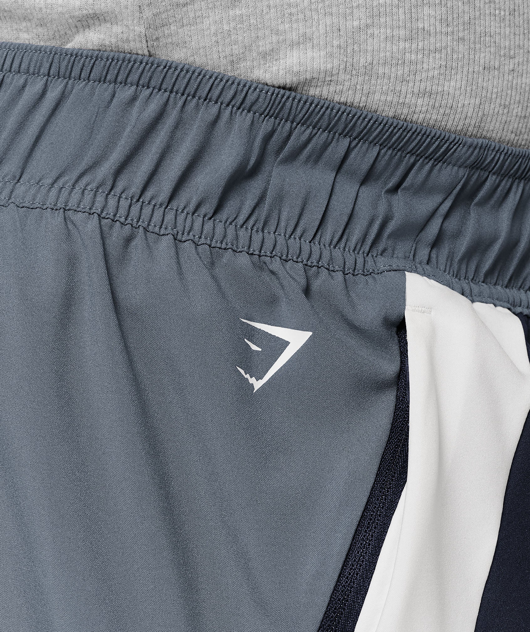 Gymshark Collegiate Tech Shorts - Iron Blue - Image 6