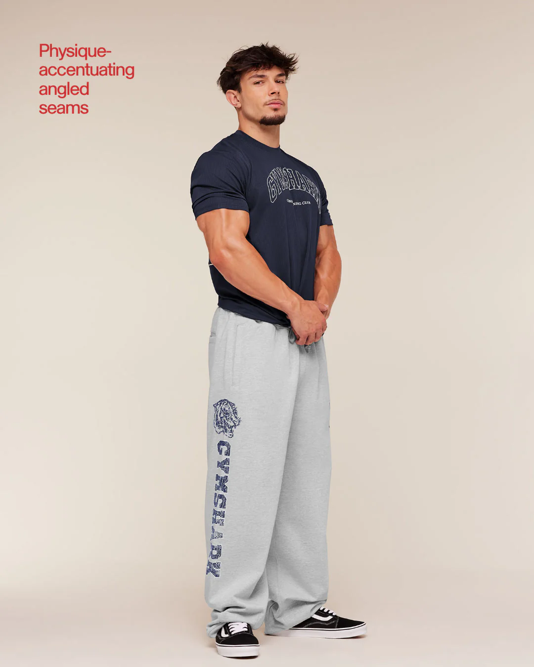 Gymshark Collegiate Tech T-Shirt - Heavy Blue - Image 3