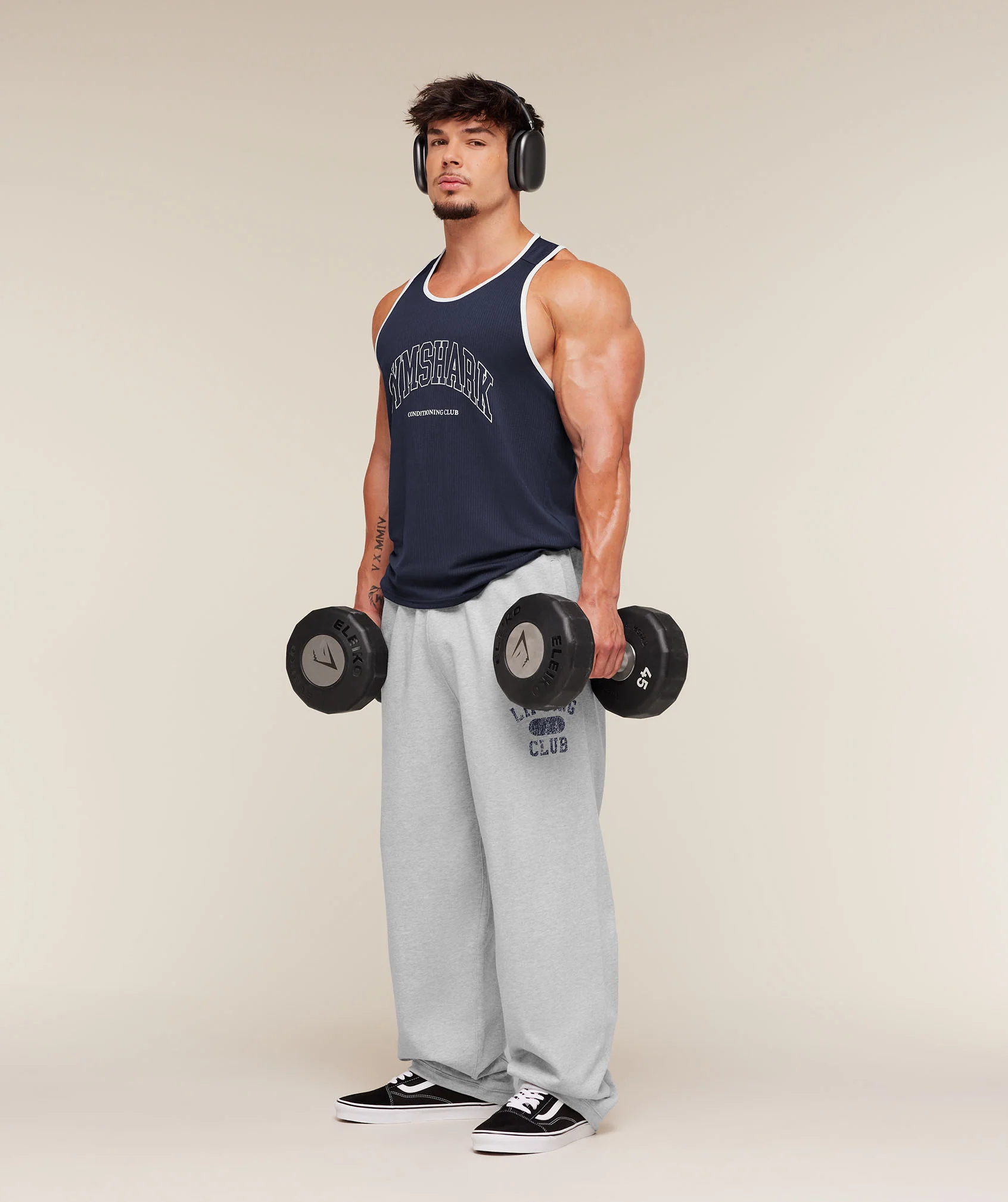Gymshark Collegiate Tech Tank - Heavy Blue - Image 4