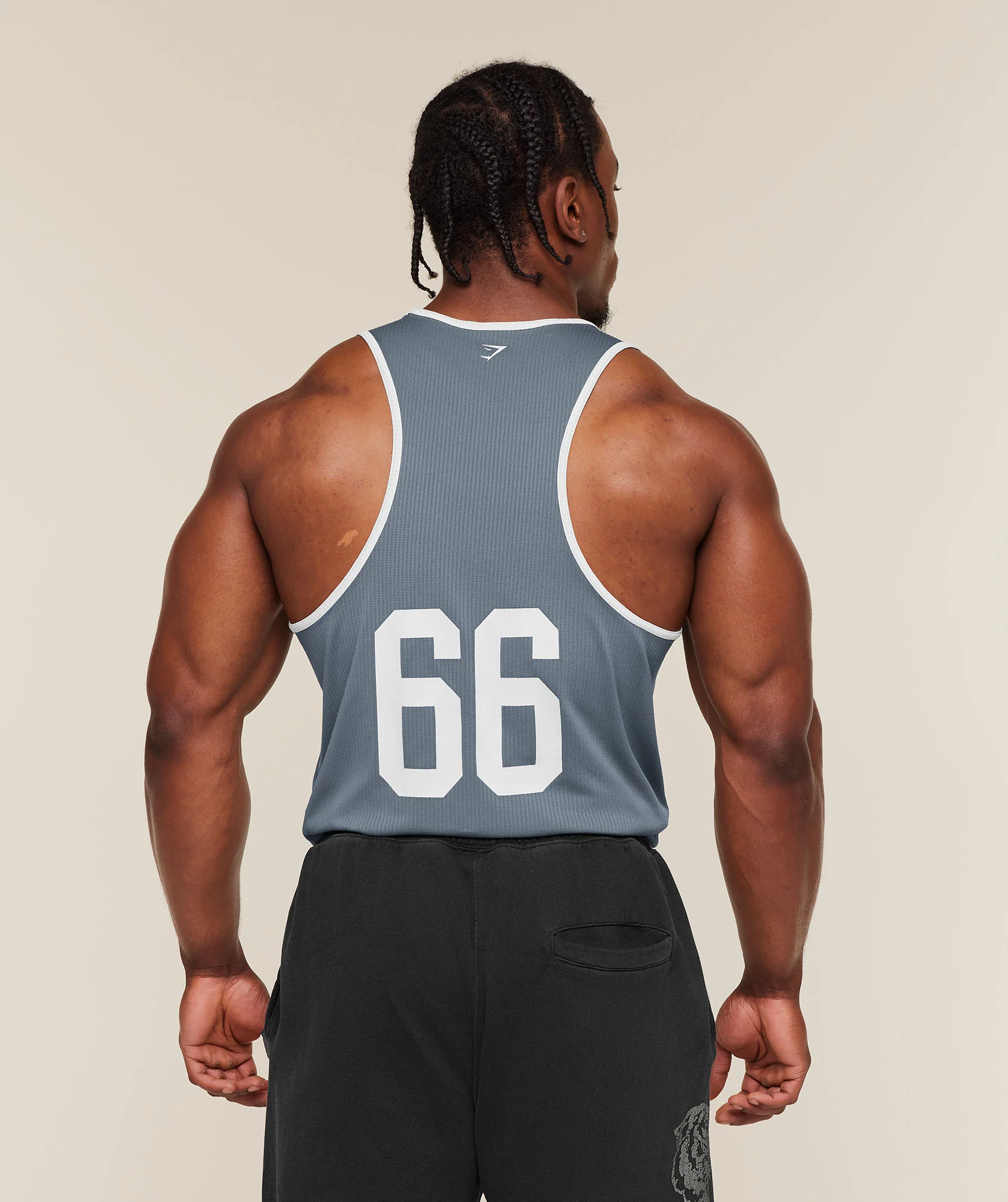 Gymshark Collegiate Tech Tank - Iron Blue - Image 2