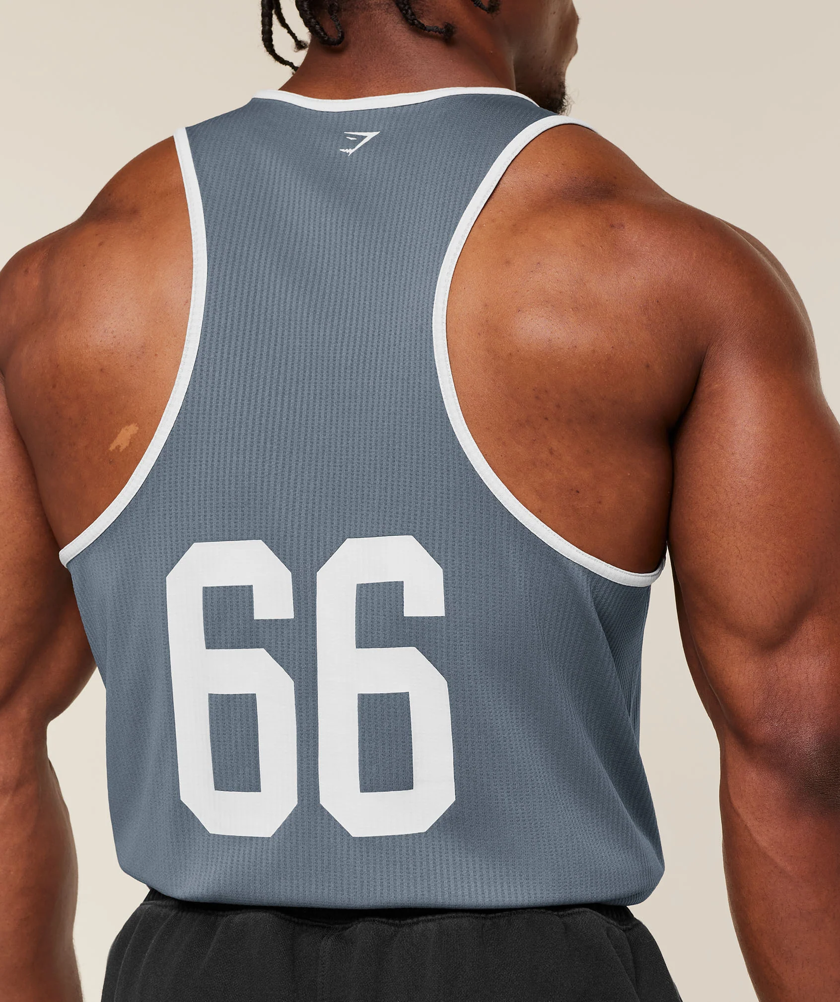 Gymshark Collegiate Tech Tank - Iron Blue - Image 5