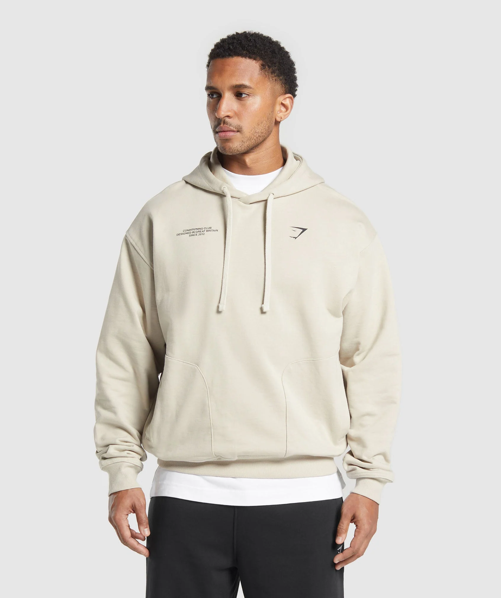 Gymshark Conditioning Club Hoodie - Pebble Grey - Image 2
