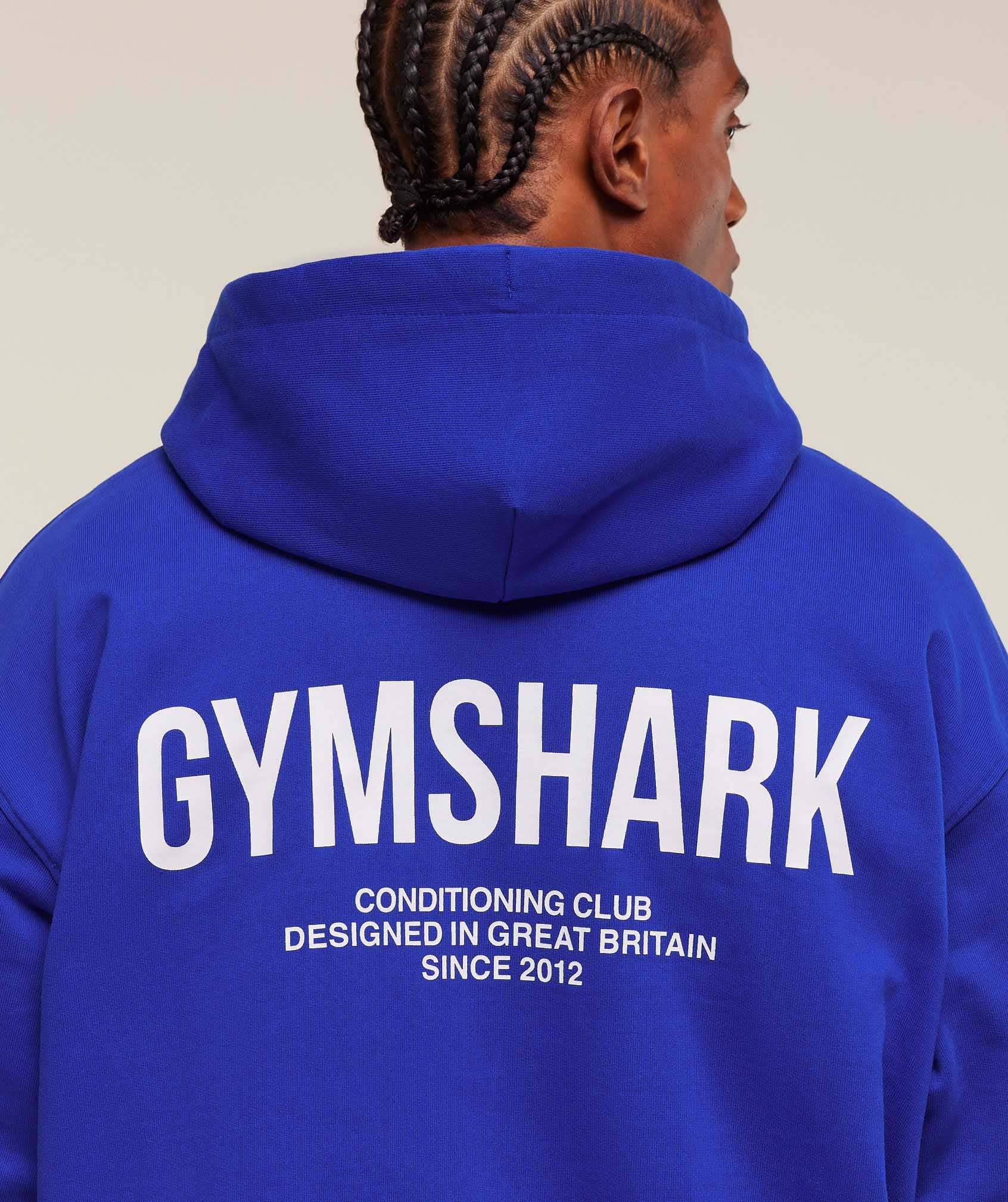 Gymshark Conditioning Club Hoodie - Athletic Blue - Image 3