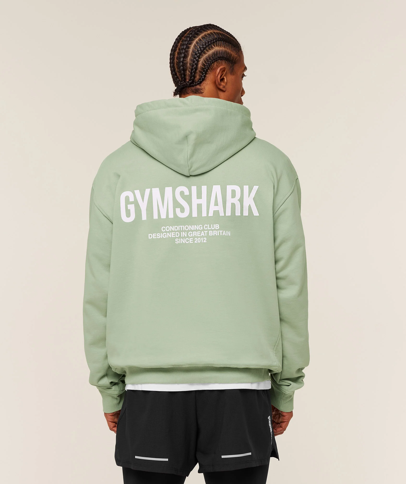 Gymshark Conditioning Club Hoodie - GS HAZE GREEN/GS WHITE - Image 2