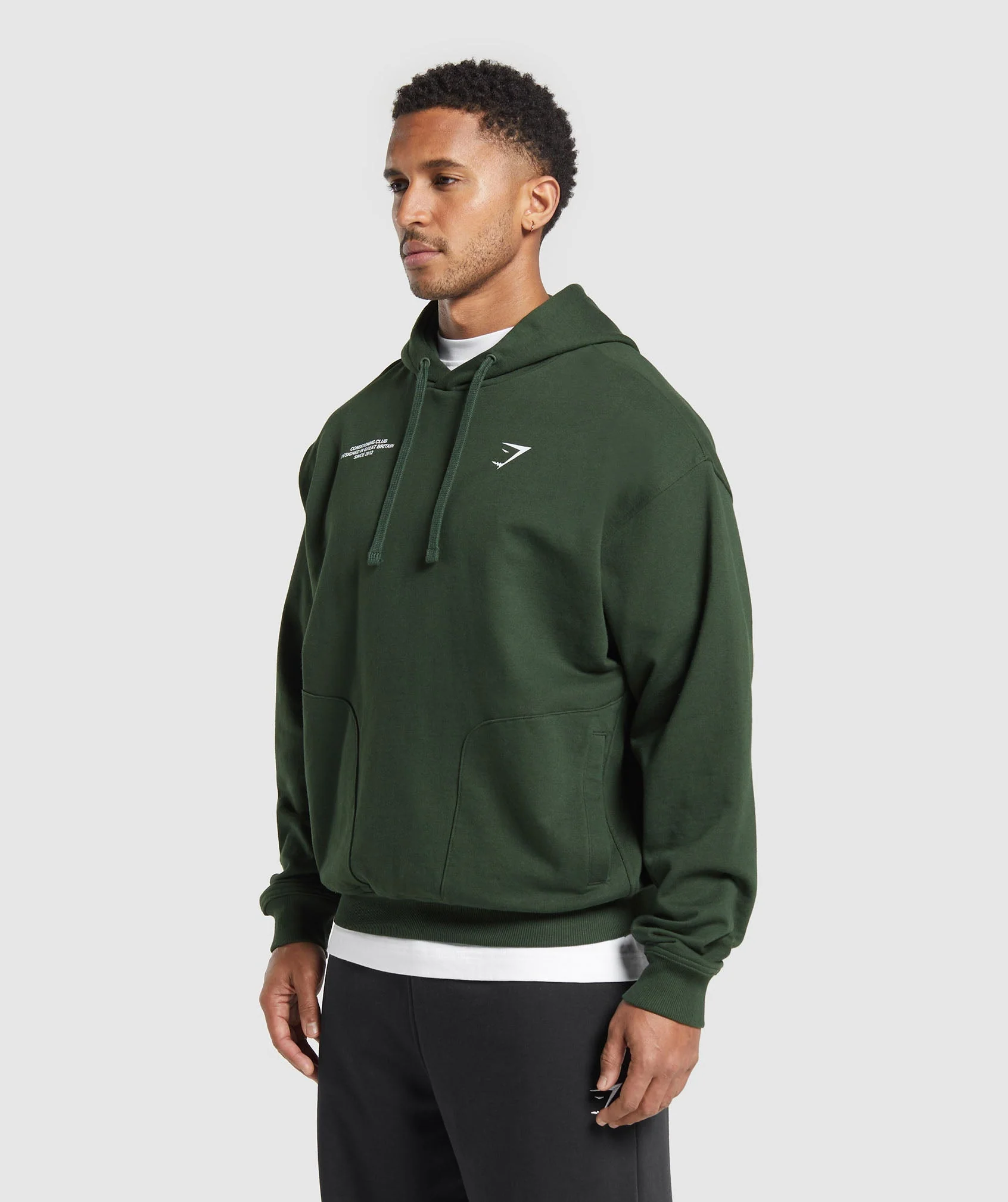 Gymshark Conditioning Club Hoodie - Trail Green - Image 3