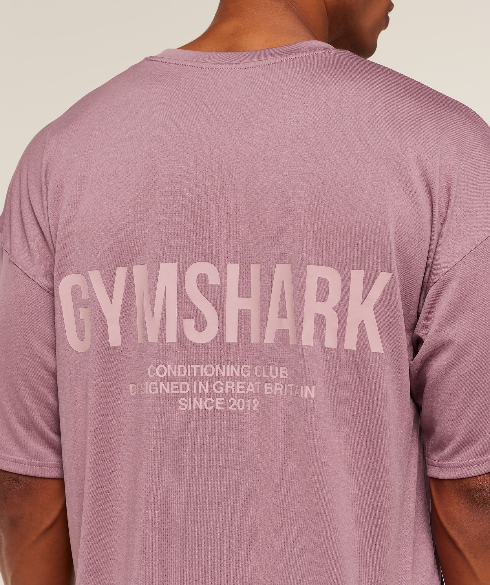 Gymshark Conditioning Club Oversized T-Shirt - GS Calm Pink/GS Light Pink - Image 5