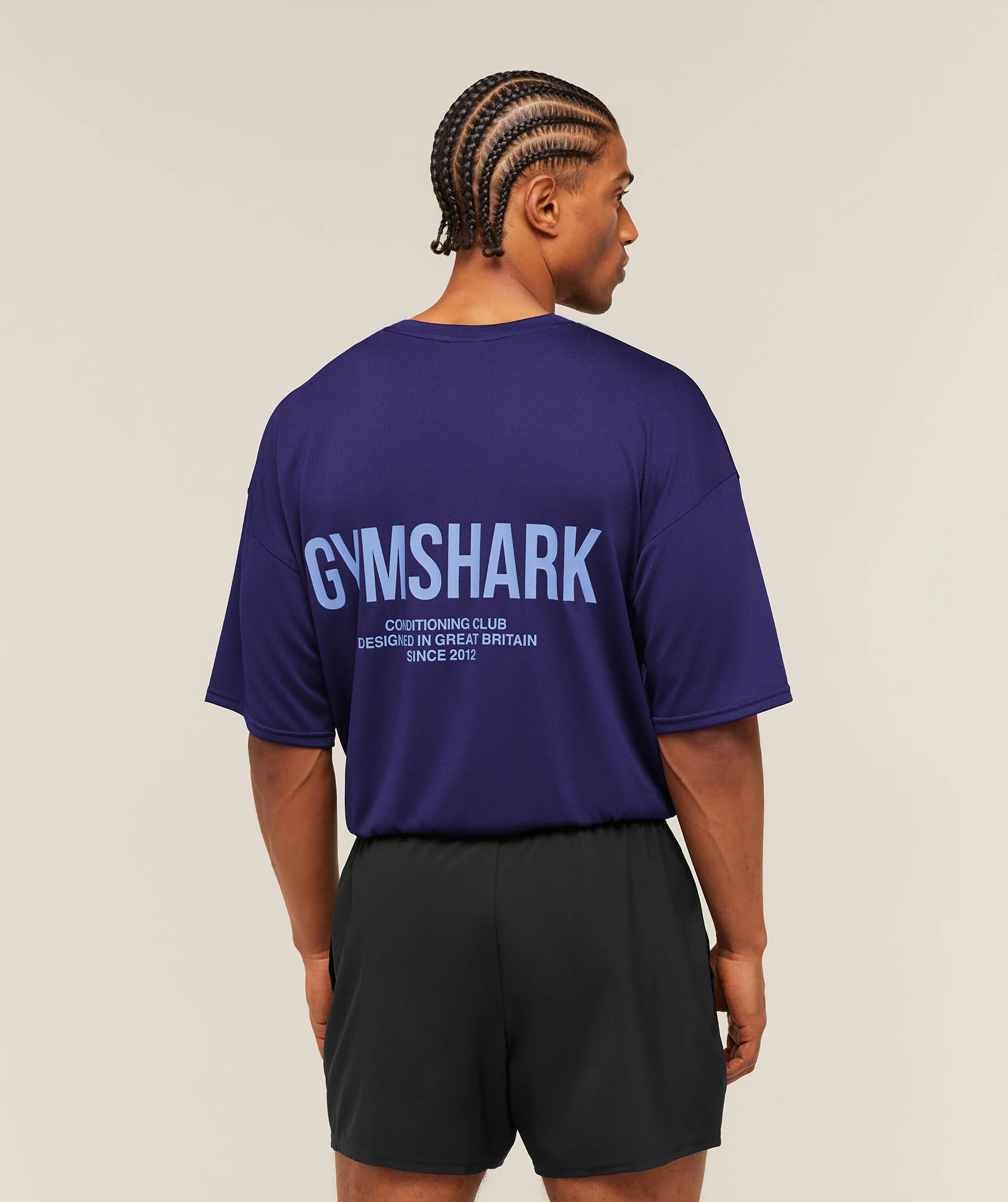Gymshark Conditioning Club Oversized T-Shirt - Indigo Purple/Steady Purple - Image 4