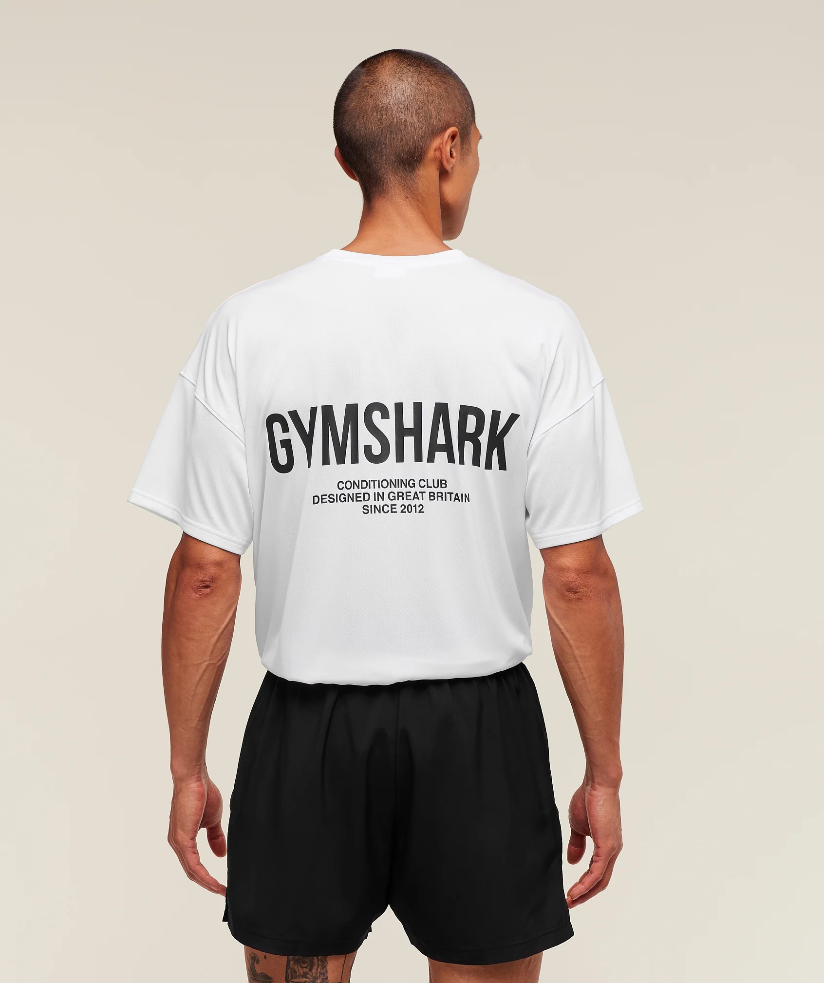 Gymshark Conditioning Club Oversized T-Shirt - White - Image 5