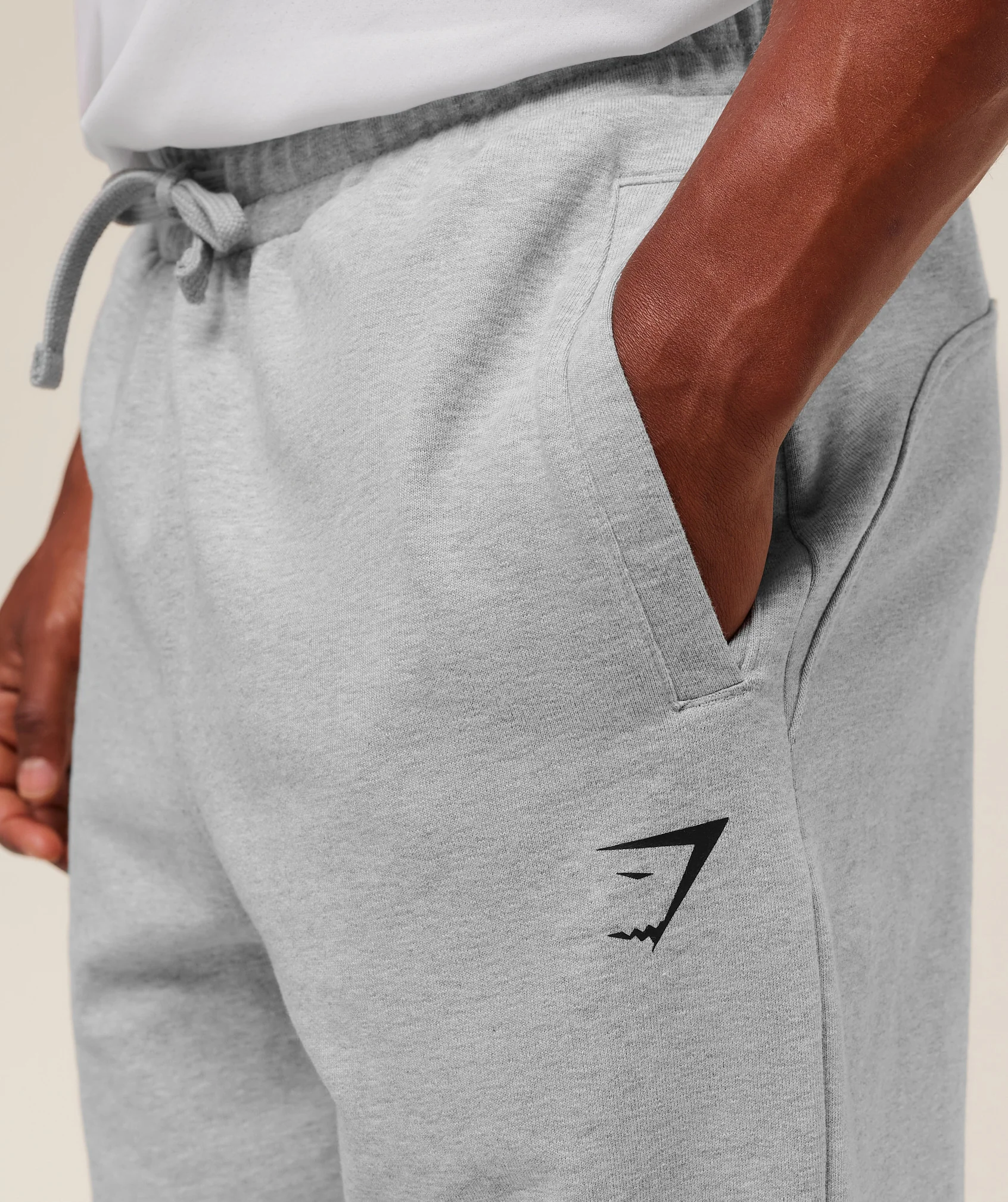 Gymshark Conditioning Club Pants - Light Grey Core Marl - Image 3