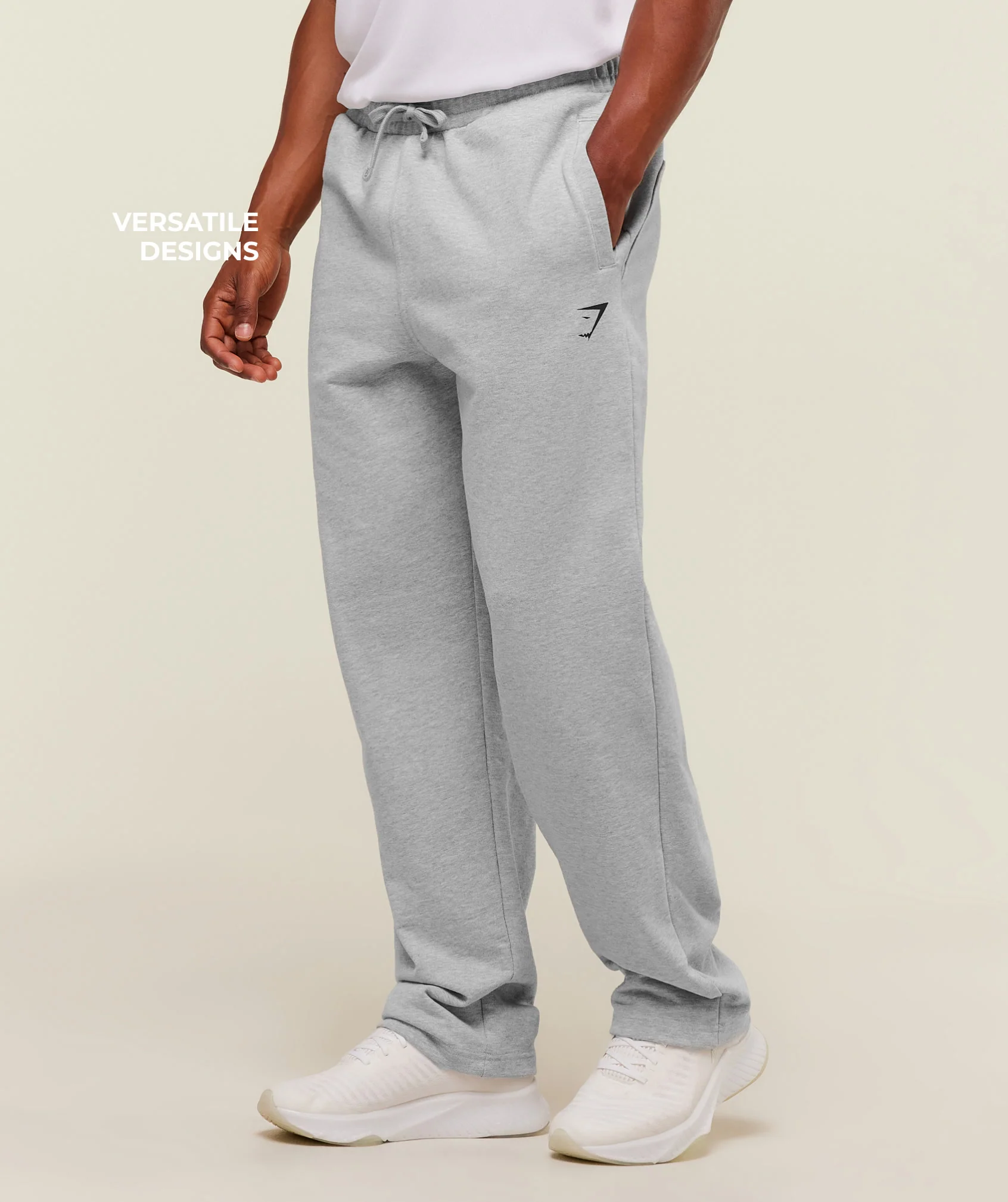 Gymshark Conditioning Club Pants - Light Grey Core Marl - Image 4