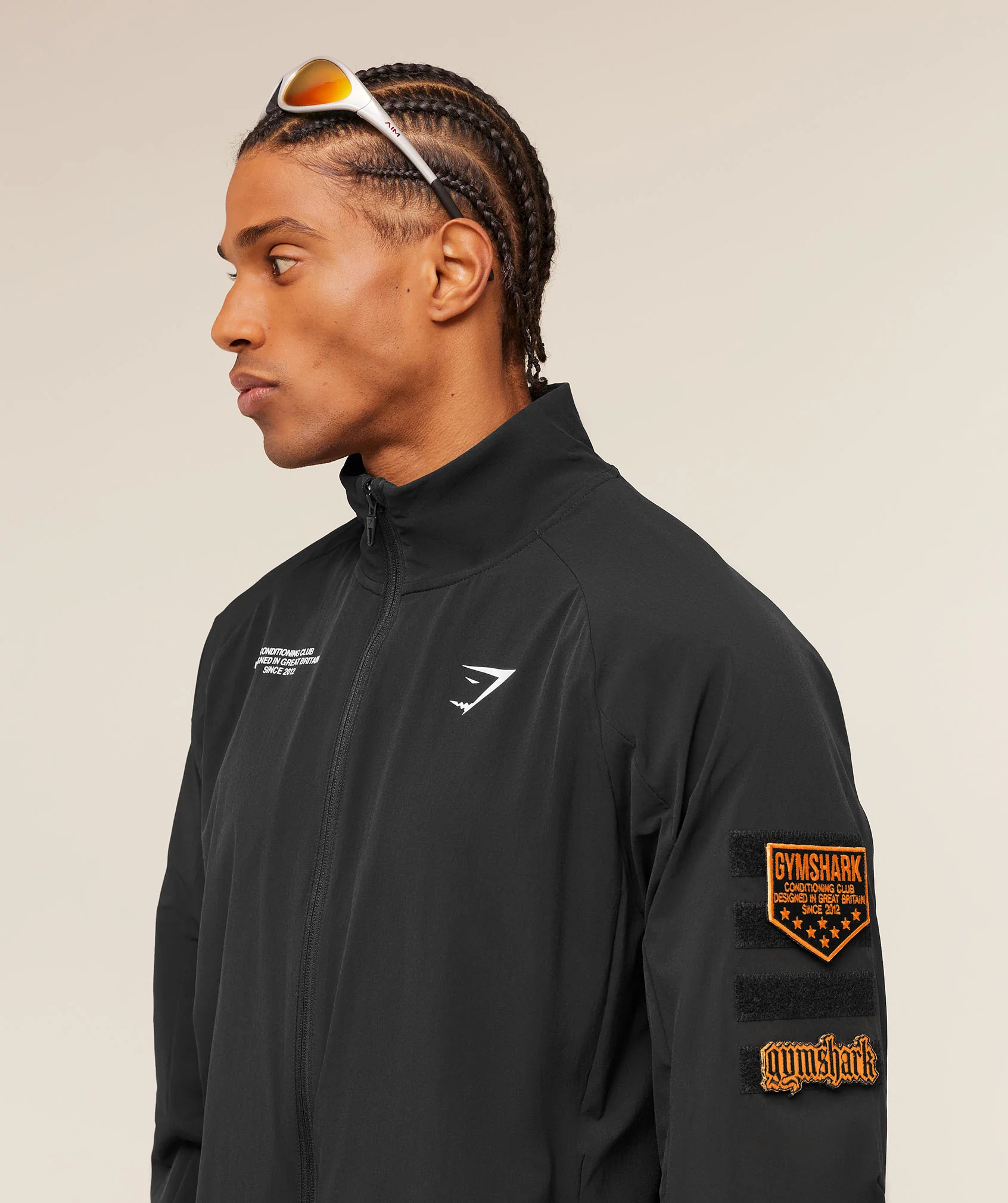 Gymshark Conditioning Club Track Patch Jacket - Black - Image 9