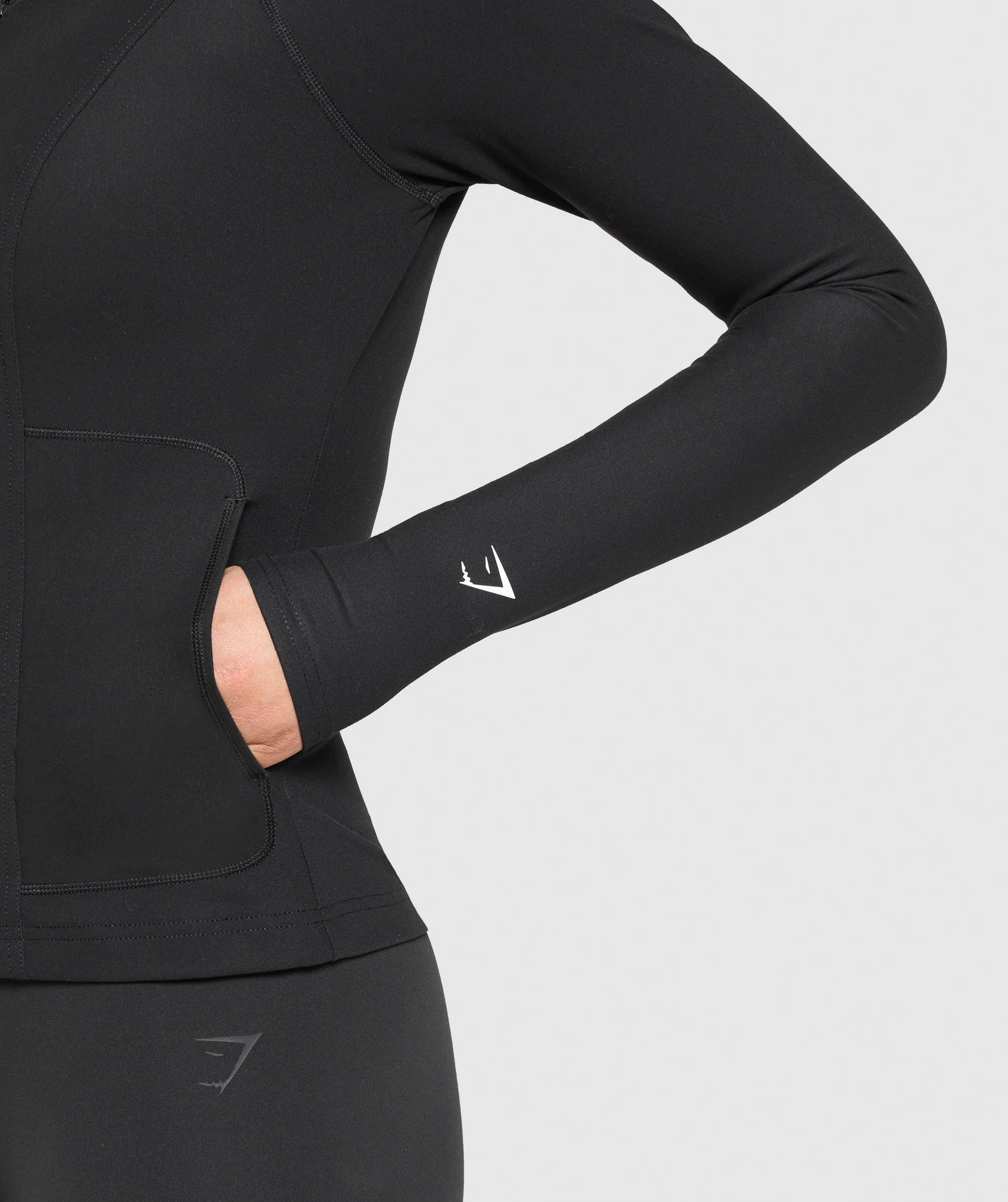 Gymshark Conditioning Full Zip Jacket - Black - Image 5