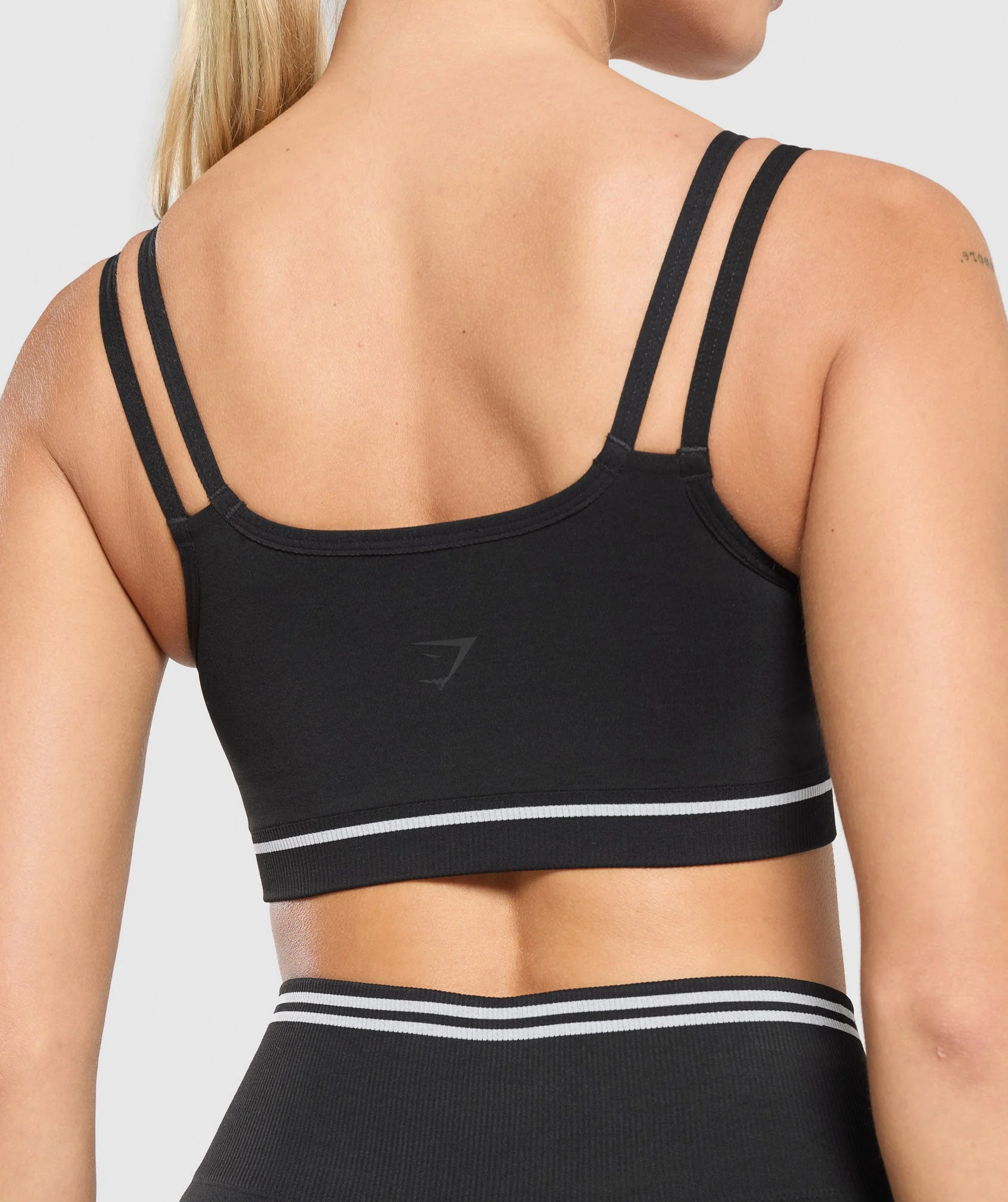 Gymshark Contrast Seamless Sports Bra - Black - Image 5