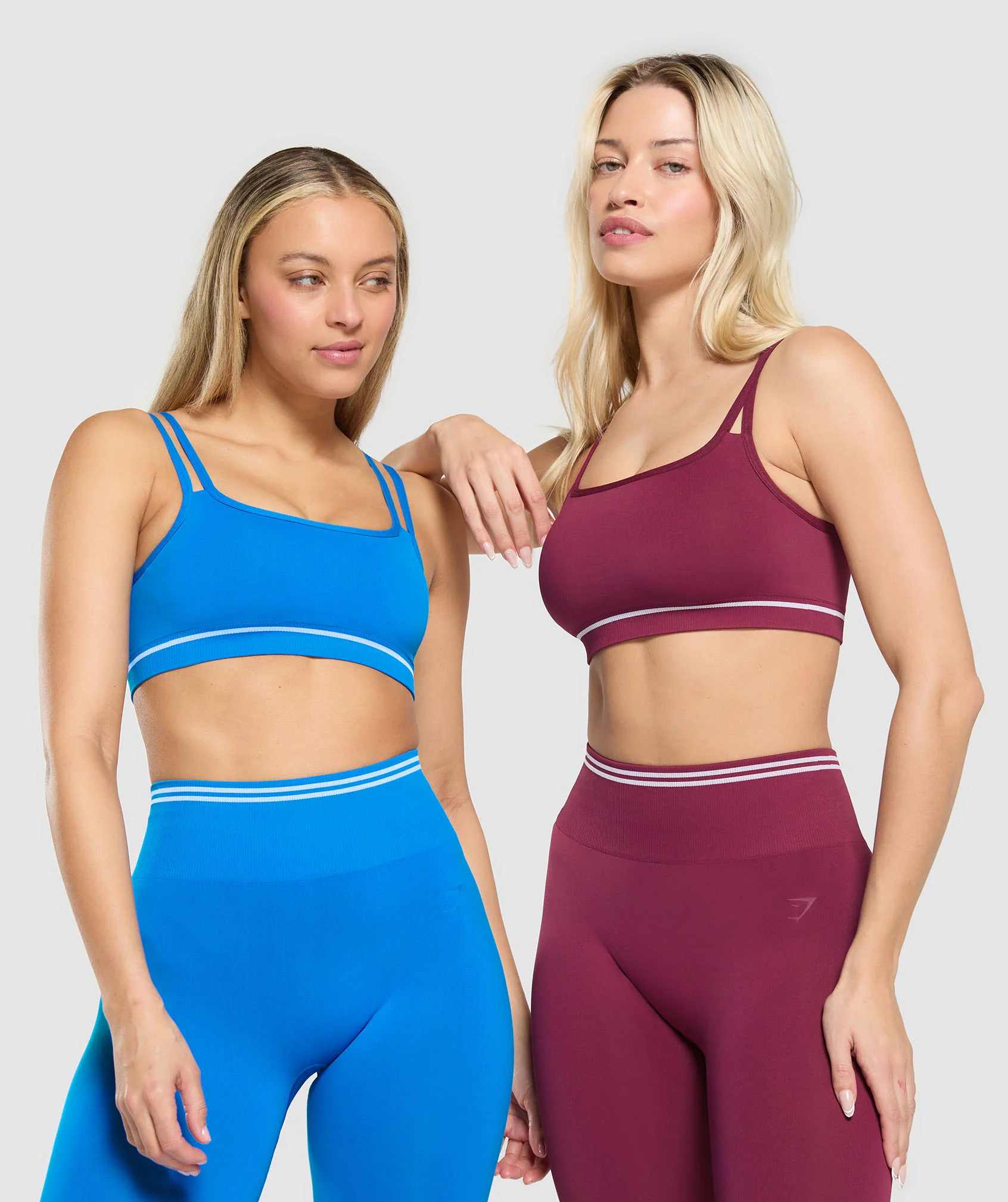 Gymshark Contrast Seamless Sports Bra - Barbell Blue - Image 7