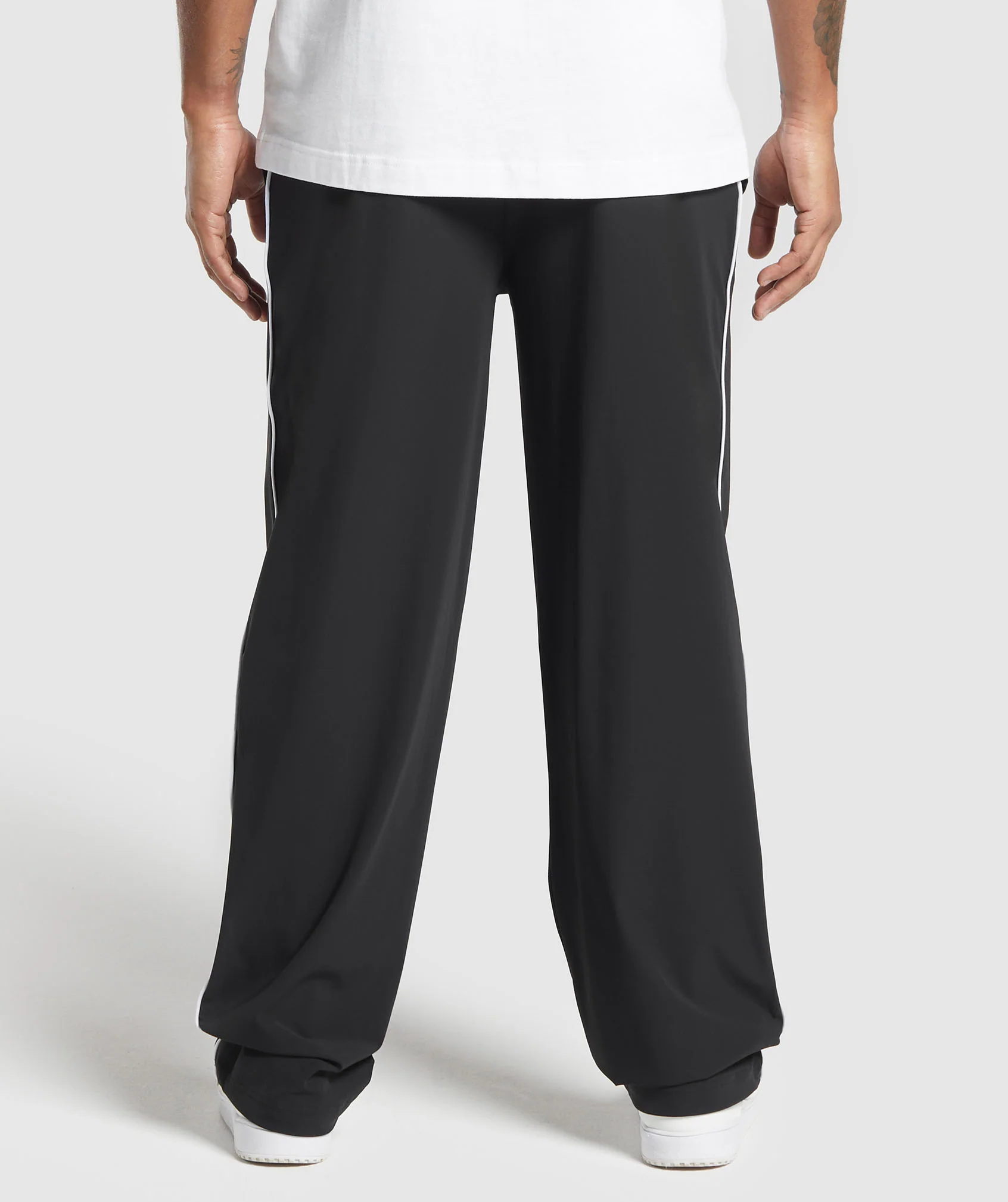 Gymshark Contrast Straight Leg Pants - Black - Image 3
