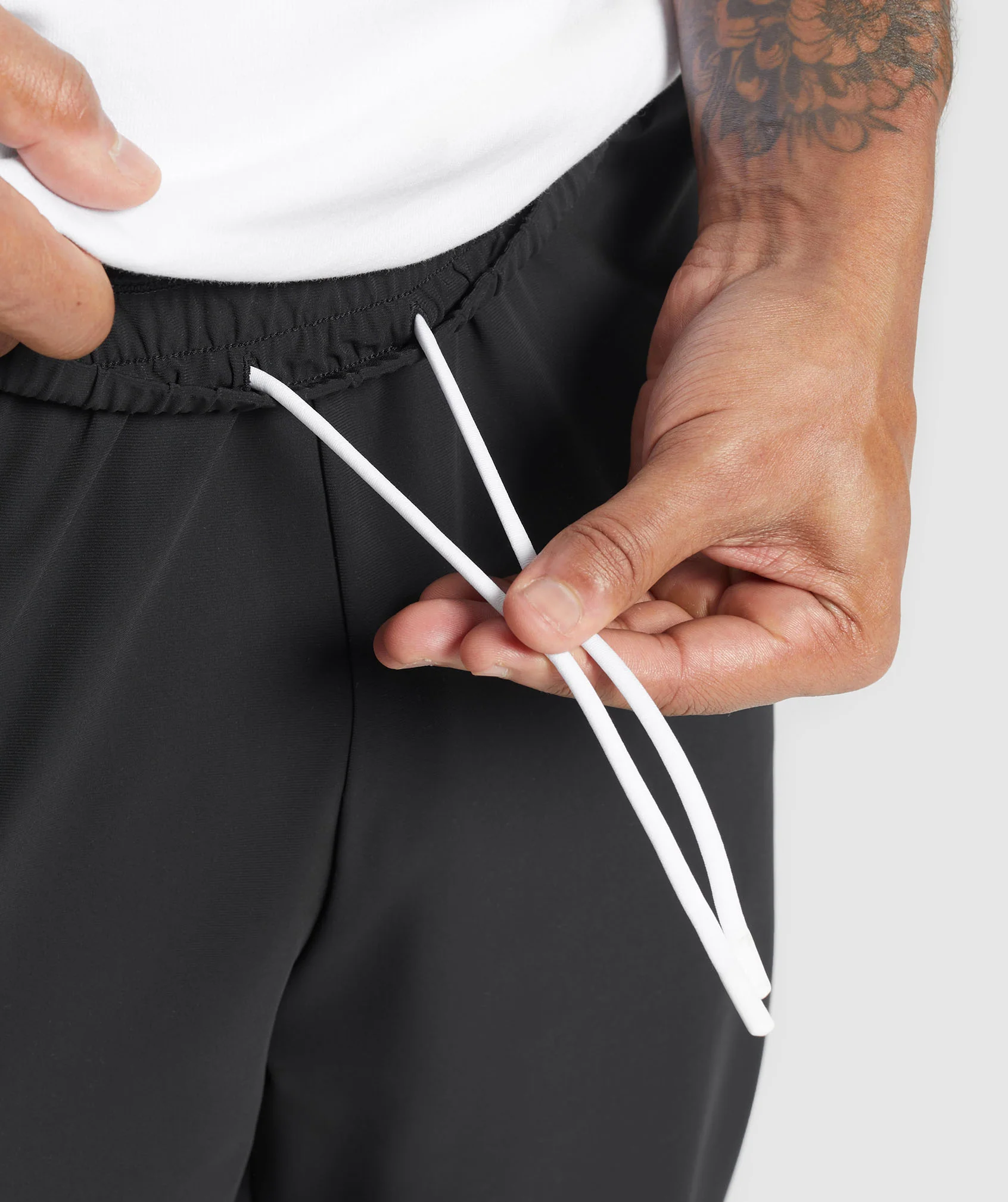 Gymshark Contrast Straight Leg Pants - Black - Image 4