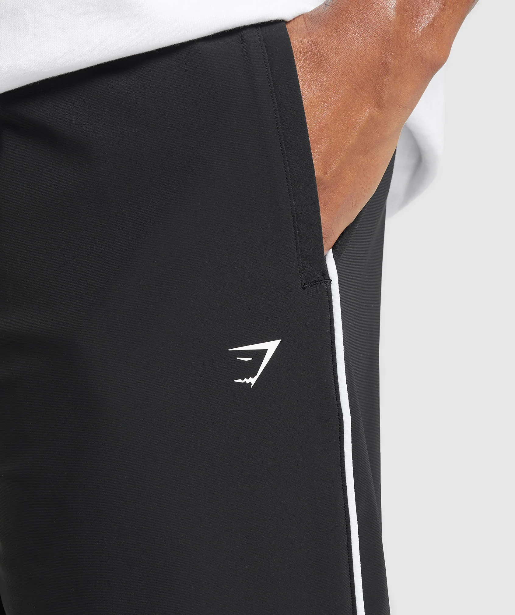 Gymshark Contrast Straight Leg Pants - Black - Image 5