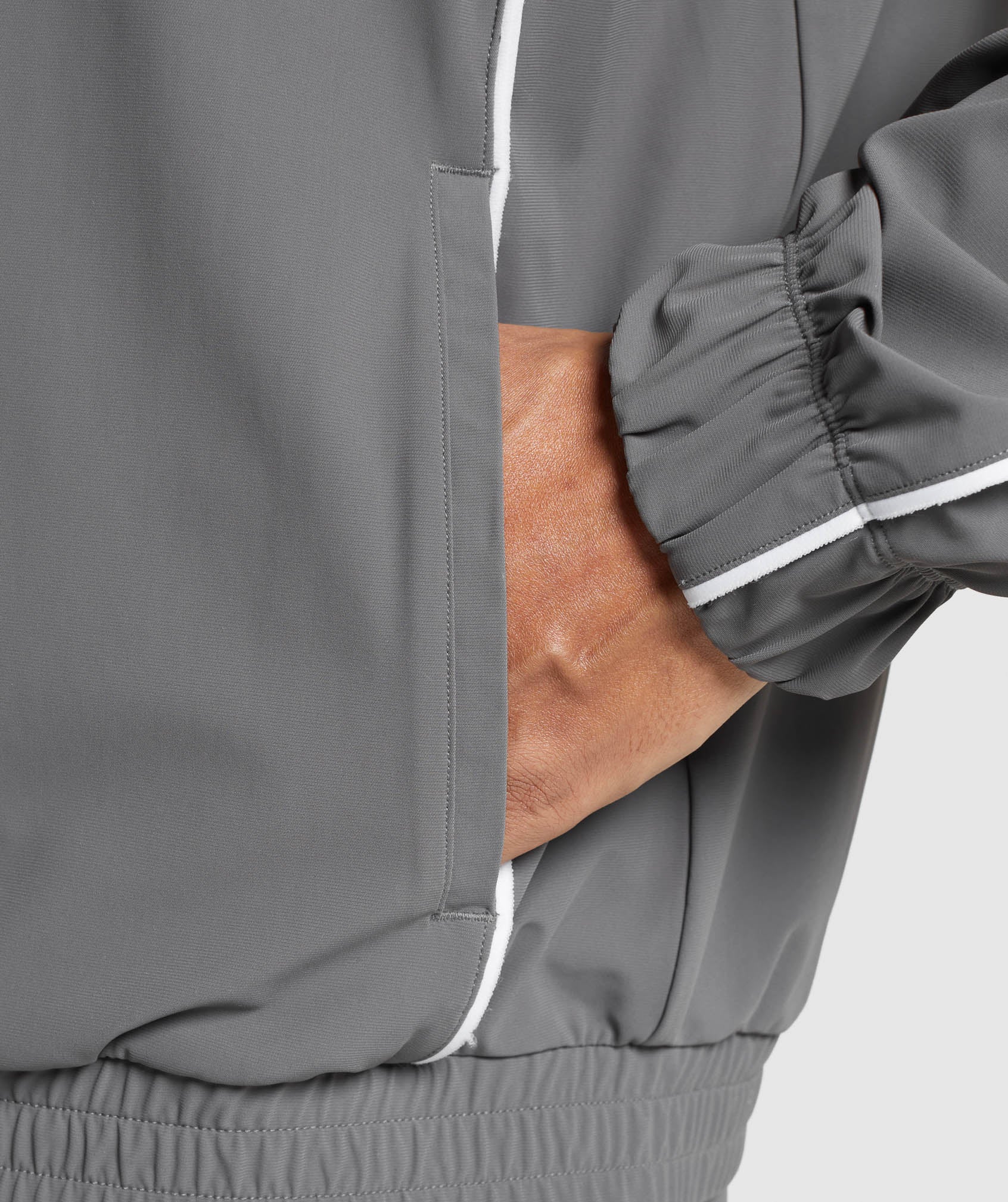 Gymshark Contrast Track Top - Pitch Grey - Image 5