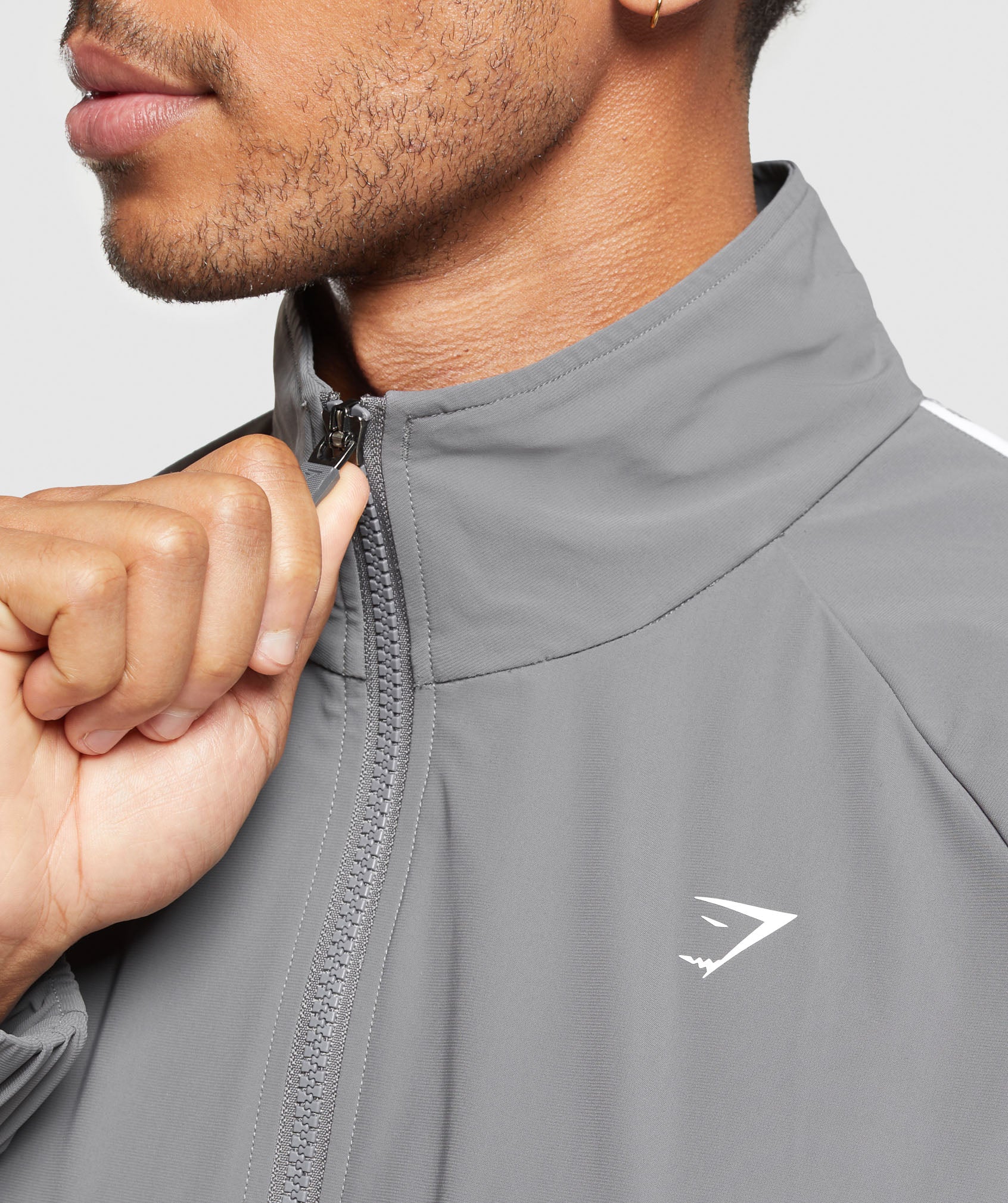 Gymshark Contrast Track Top - Pitch Grey - Image 6