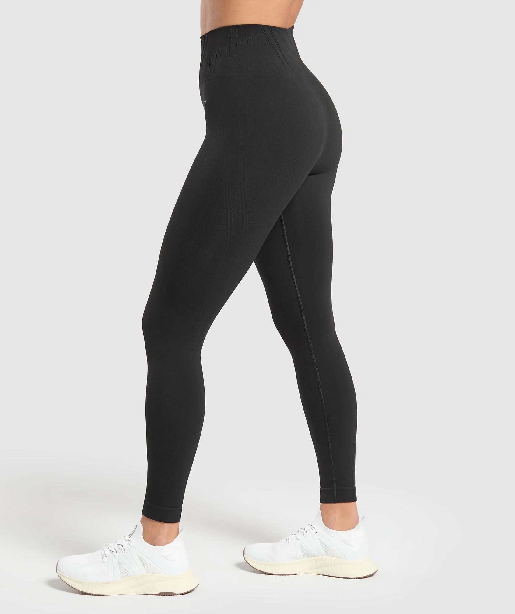 Gymshark Corset Seamless Leggings - Black - Image 3