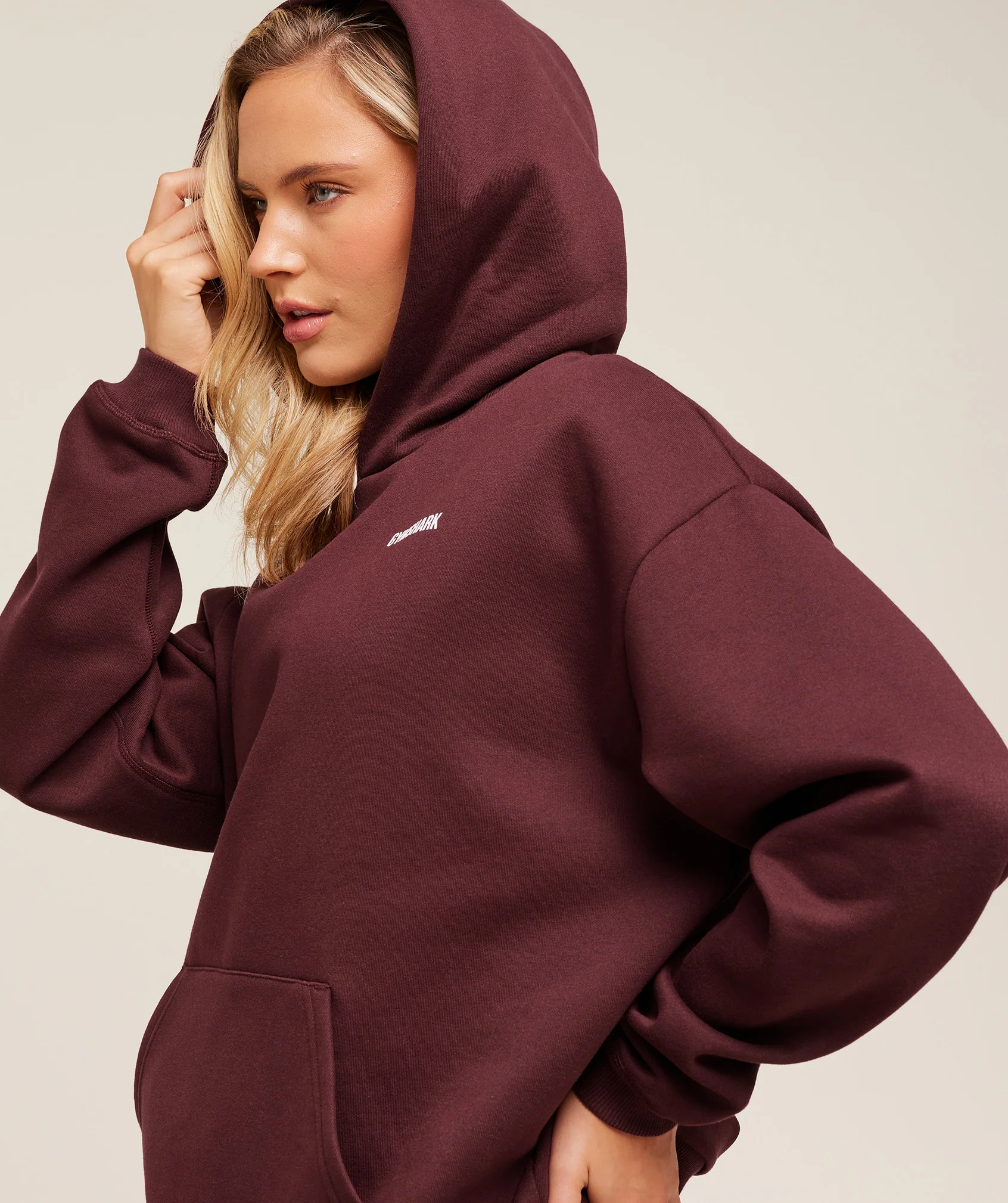 Gymshark Cosy Luxe Hoodie - Rich Maroon - Image 5