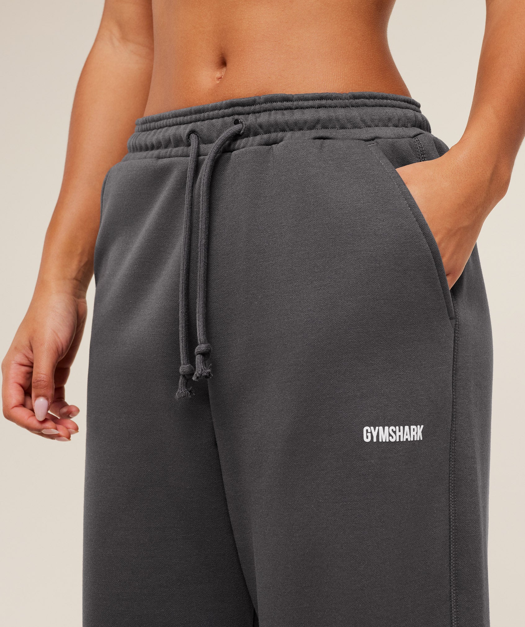 Gymshark Cosy Luxe Straight Leg Tall Joggers - Grey - Image 5