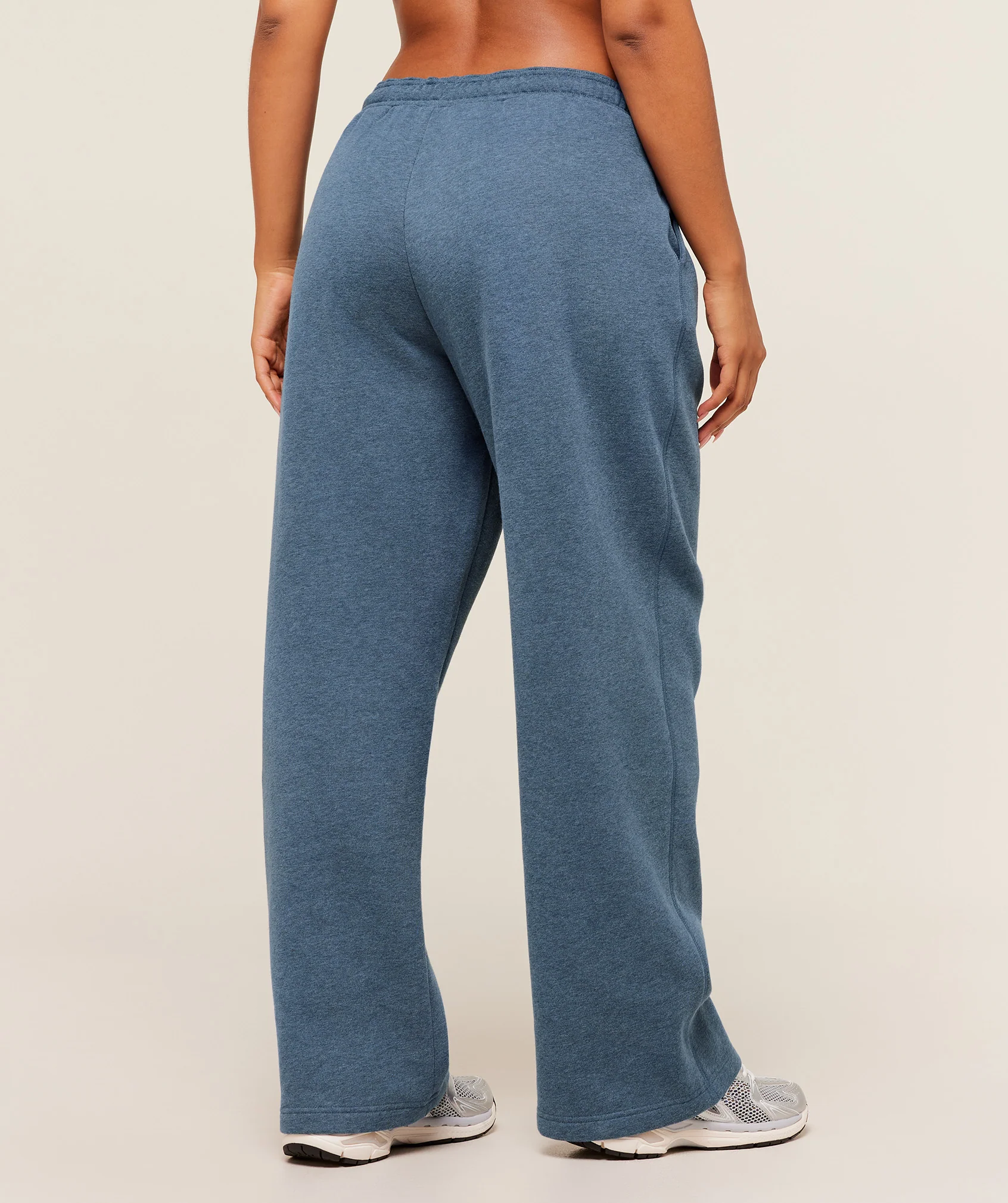 Gymshark Cosy Luxe Straight Leg Regular Joggers - Compound Blue Marl - Image 3