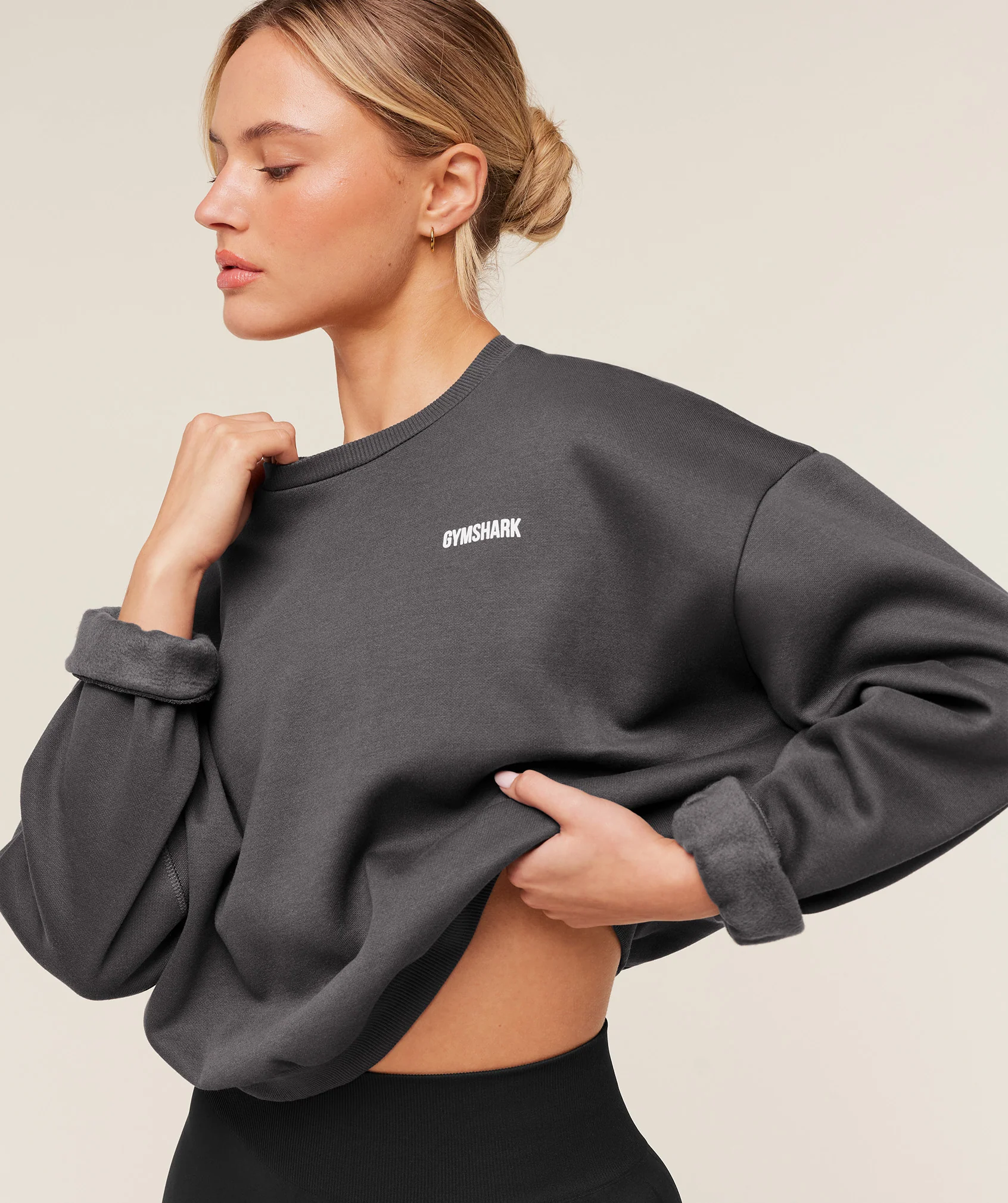 Gymshark Cosy Luxe Sweatshirt - Grey - Image 5