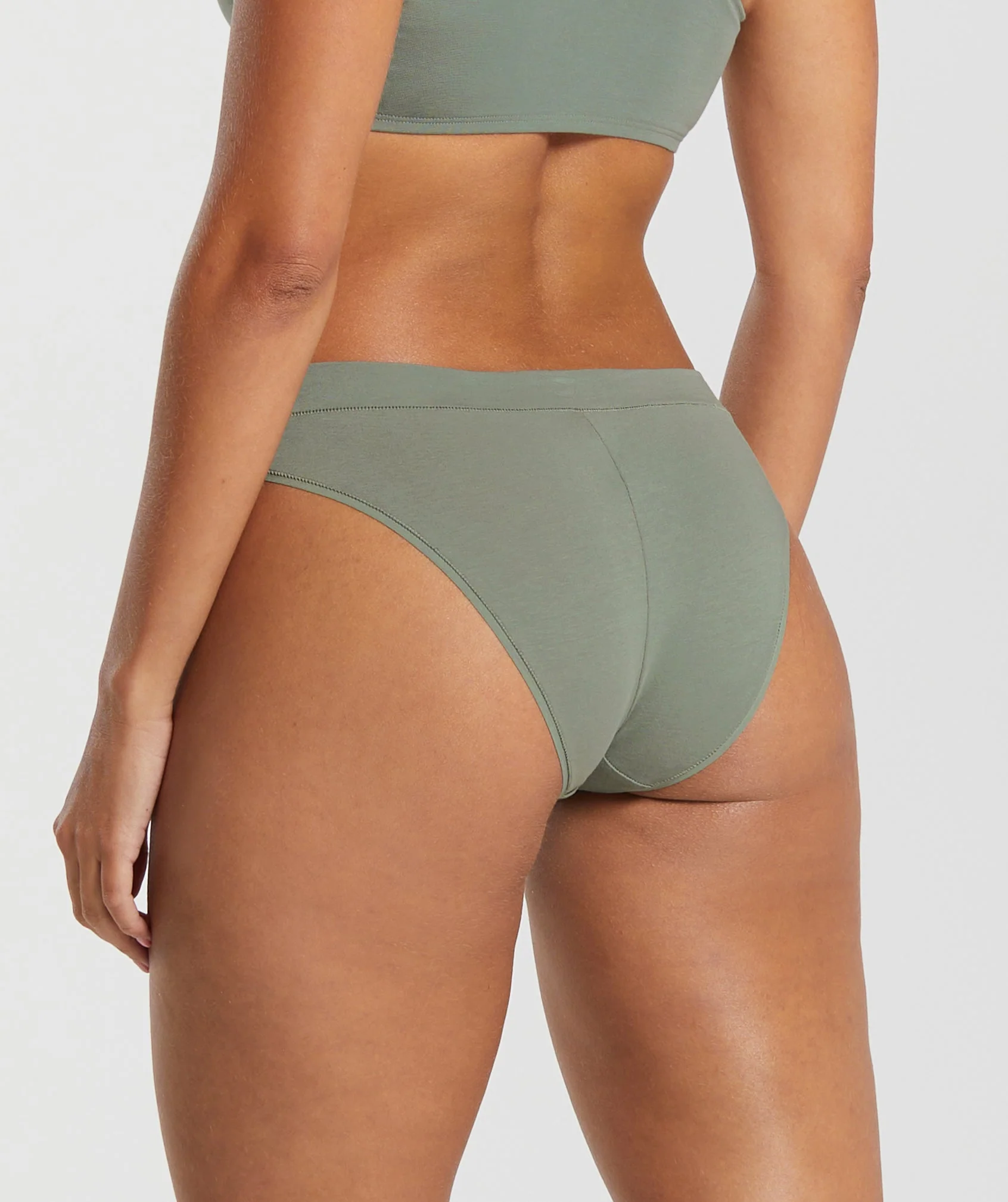 Gymshark Cotton Brief - Unit Green - Image 3