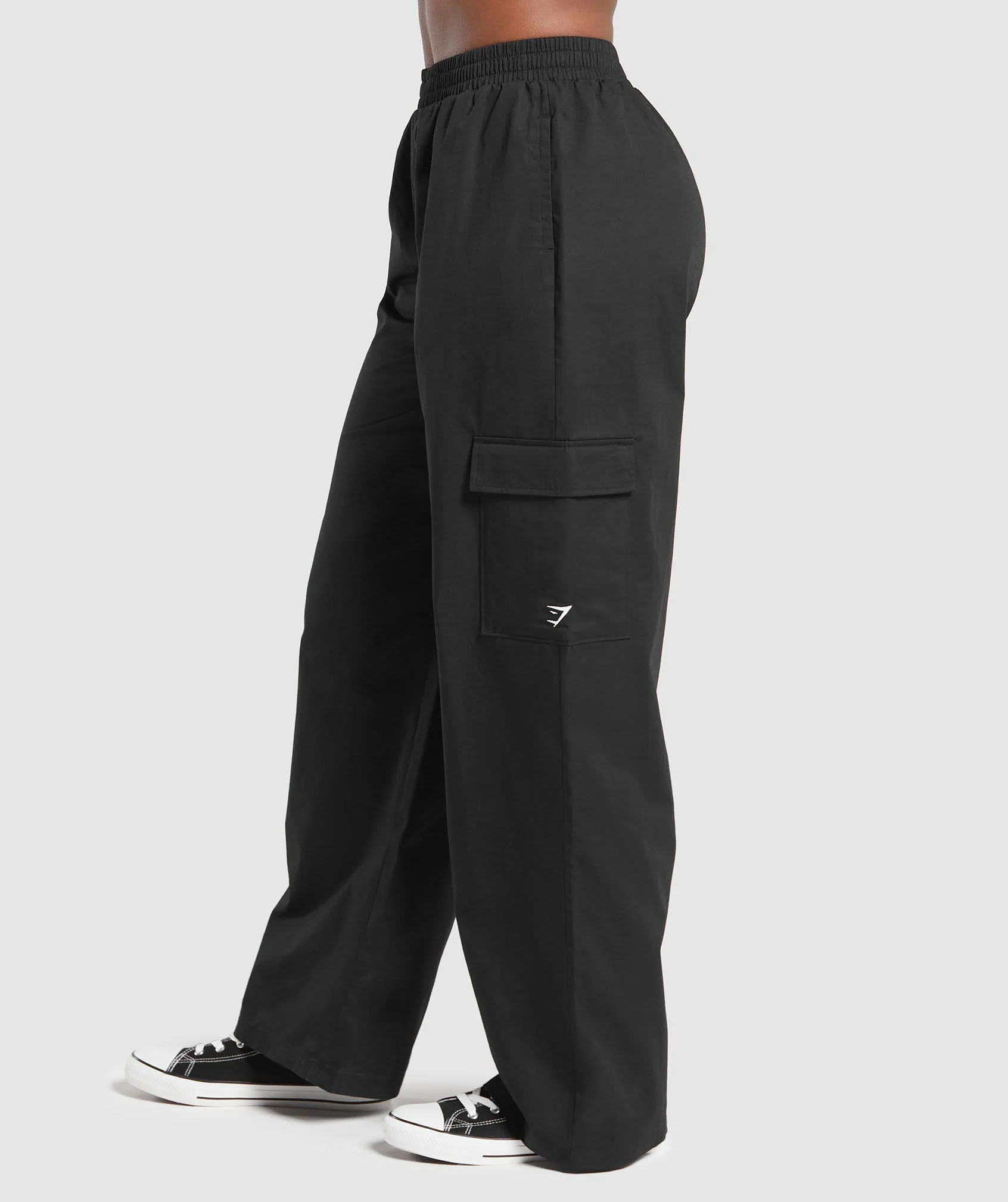 Gymshark Cotton Cargo Pants - Black - Image 3