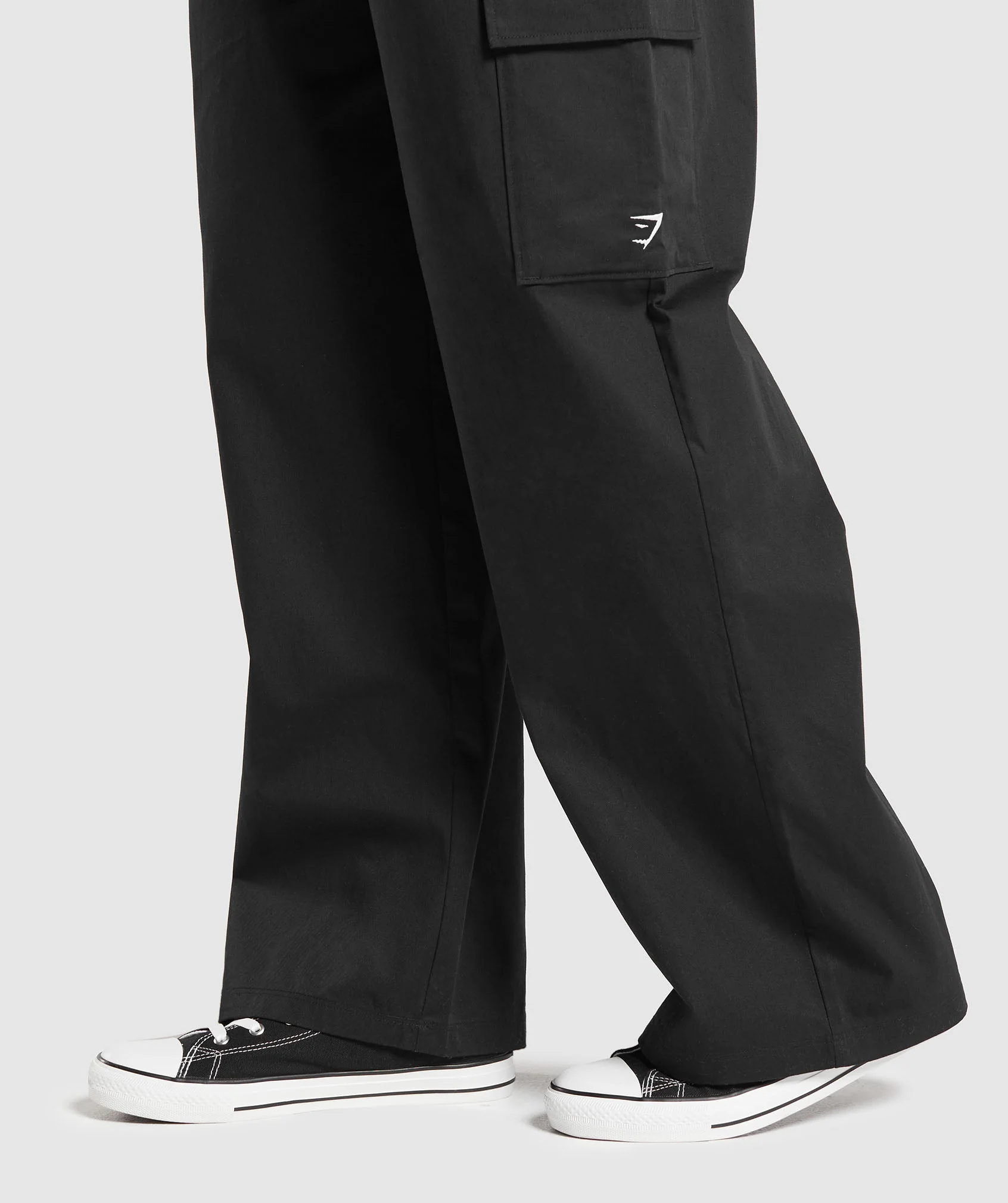 Gymshark Cotton Cargo Pants - Black - Image 7