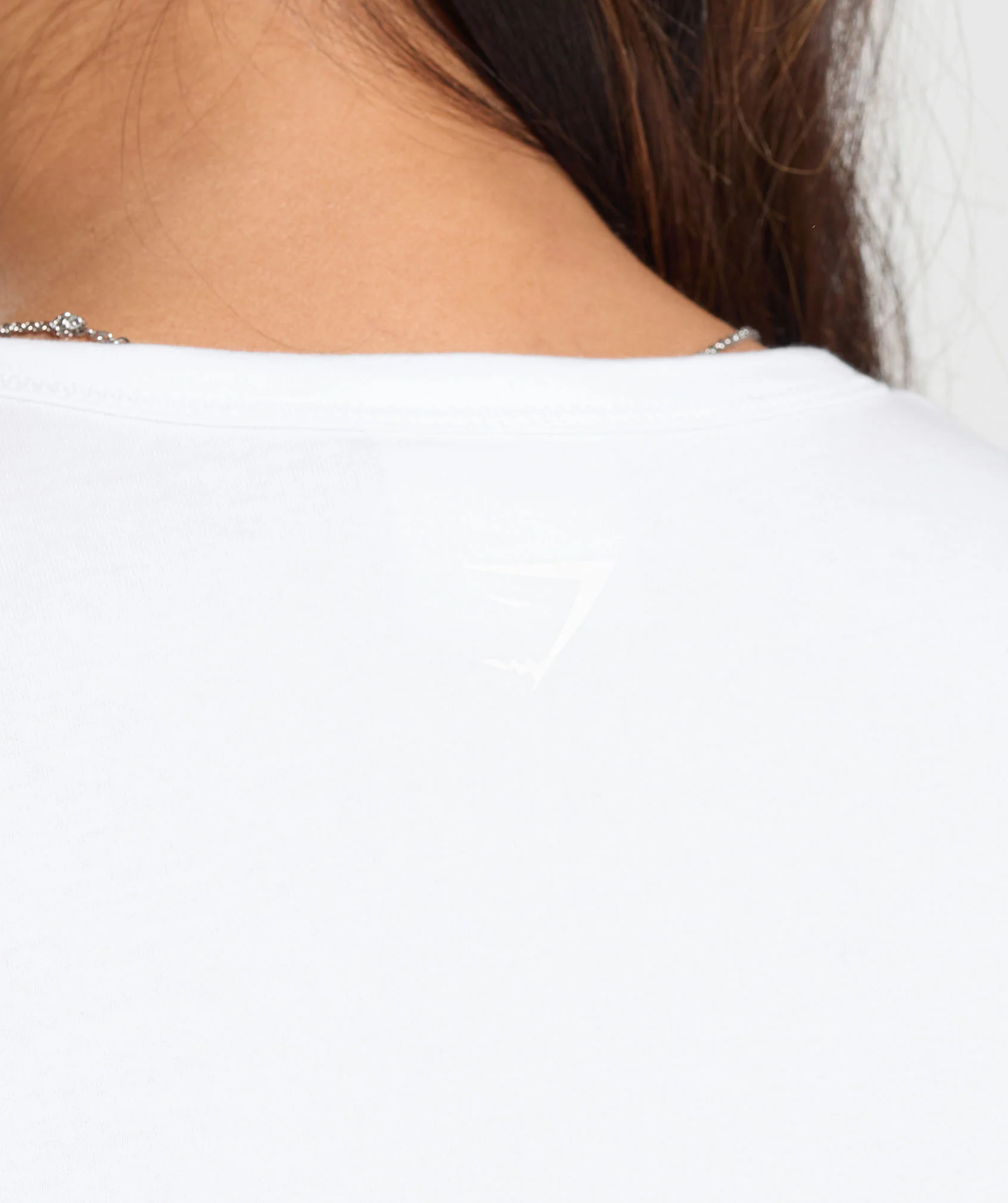 Gymshark Cotton Crop Top - White - Image 5