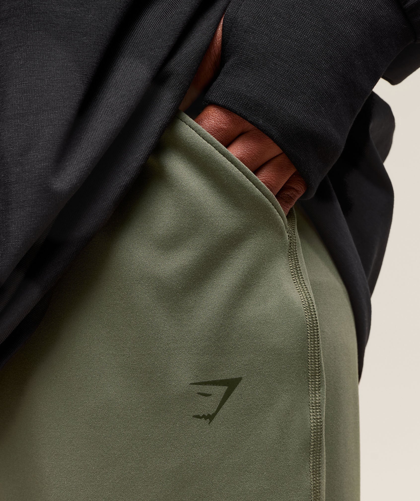Gymshark Covered Joggers - Core Olive - Image 5