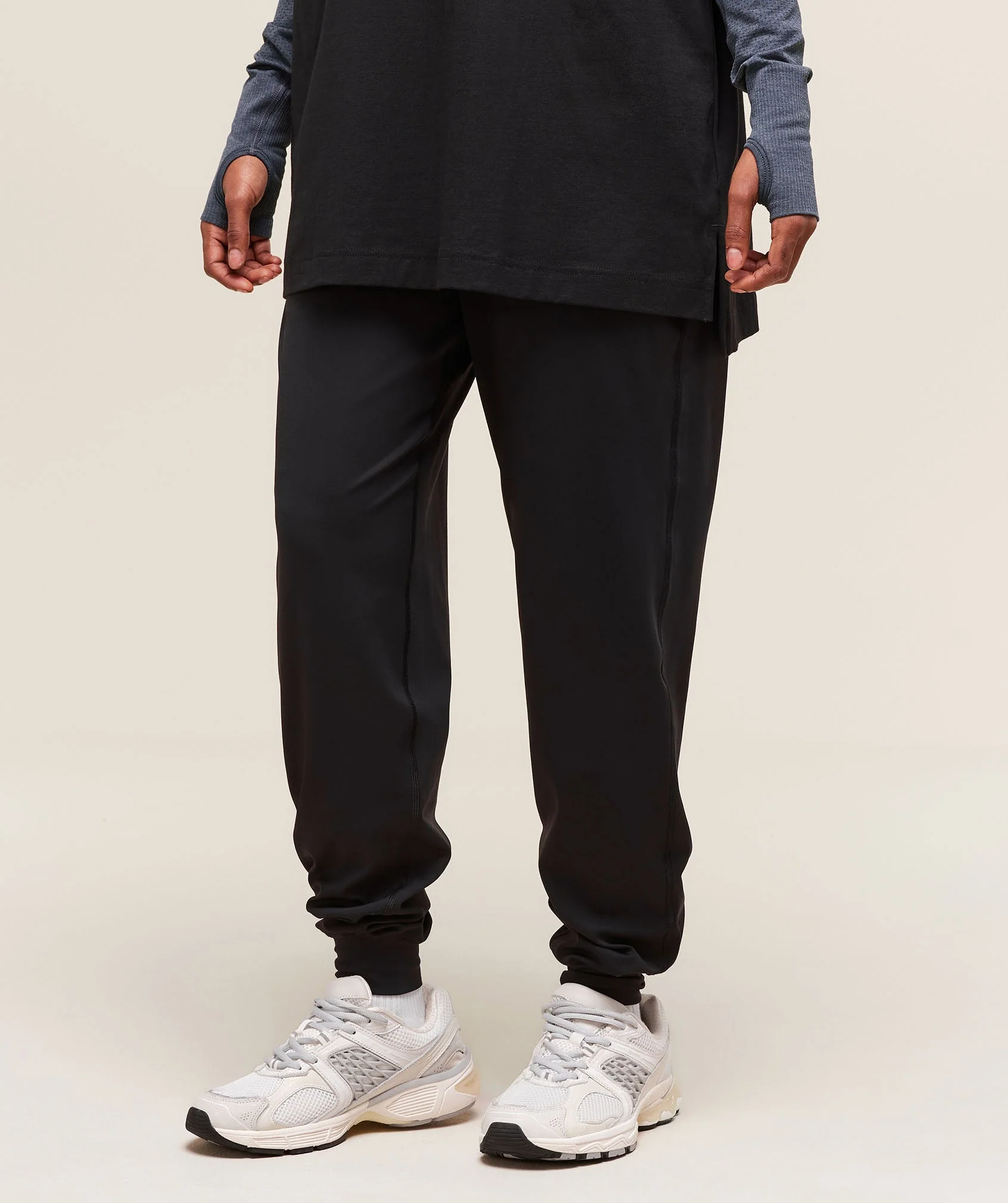 Gymshark Covered Joggers - Black - Image 3