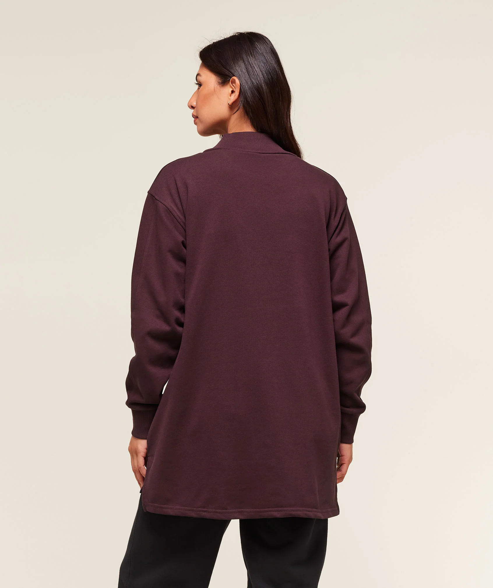 Gymshark Covered Pullover - Cherry Purple - Image 2