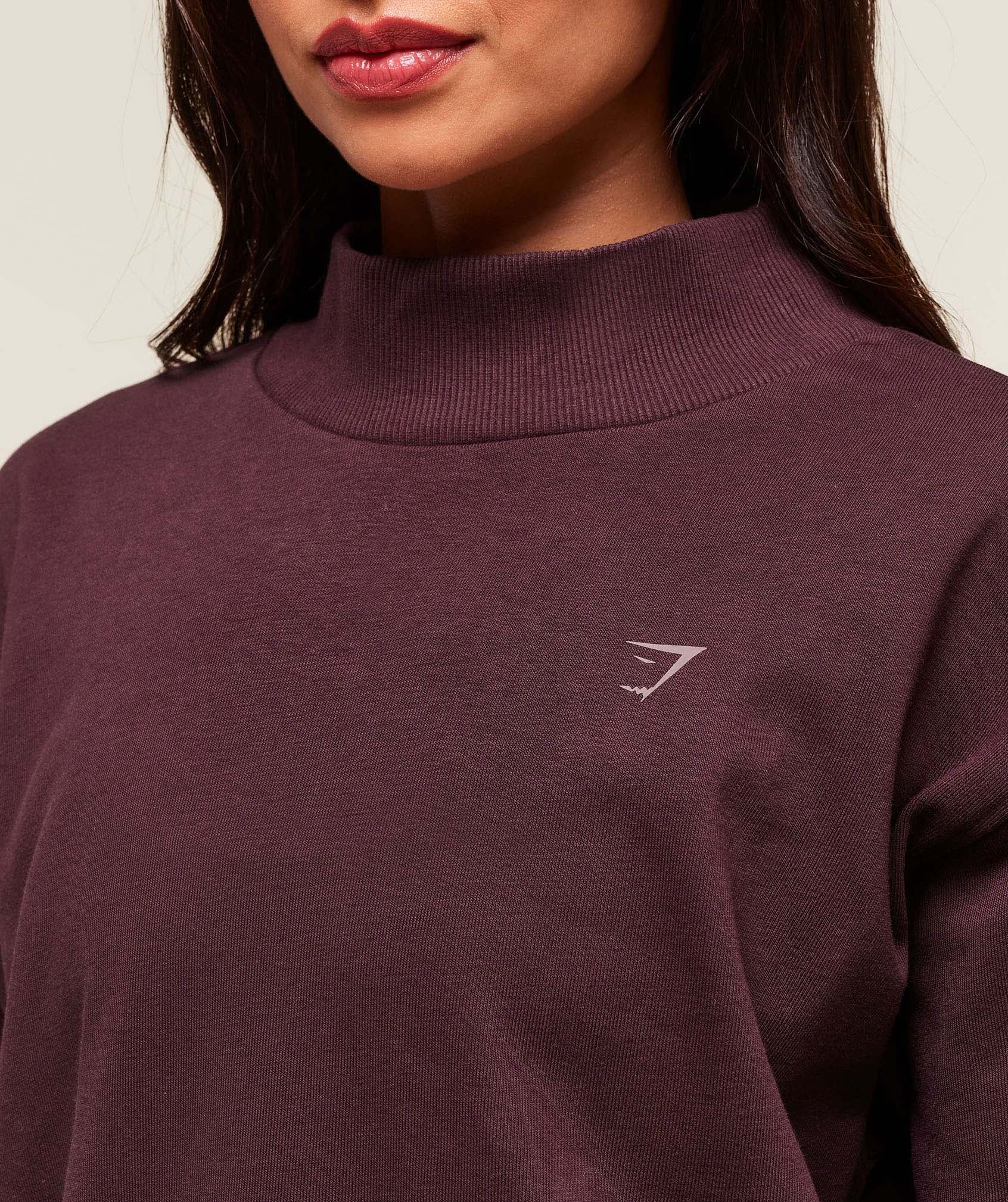 Gymshark Covered Pullover - Cherry Purple - Image 3