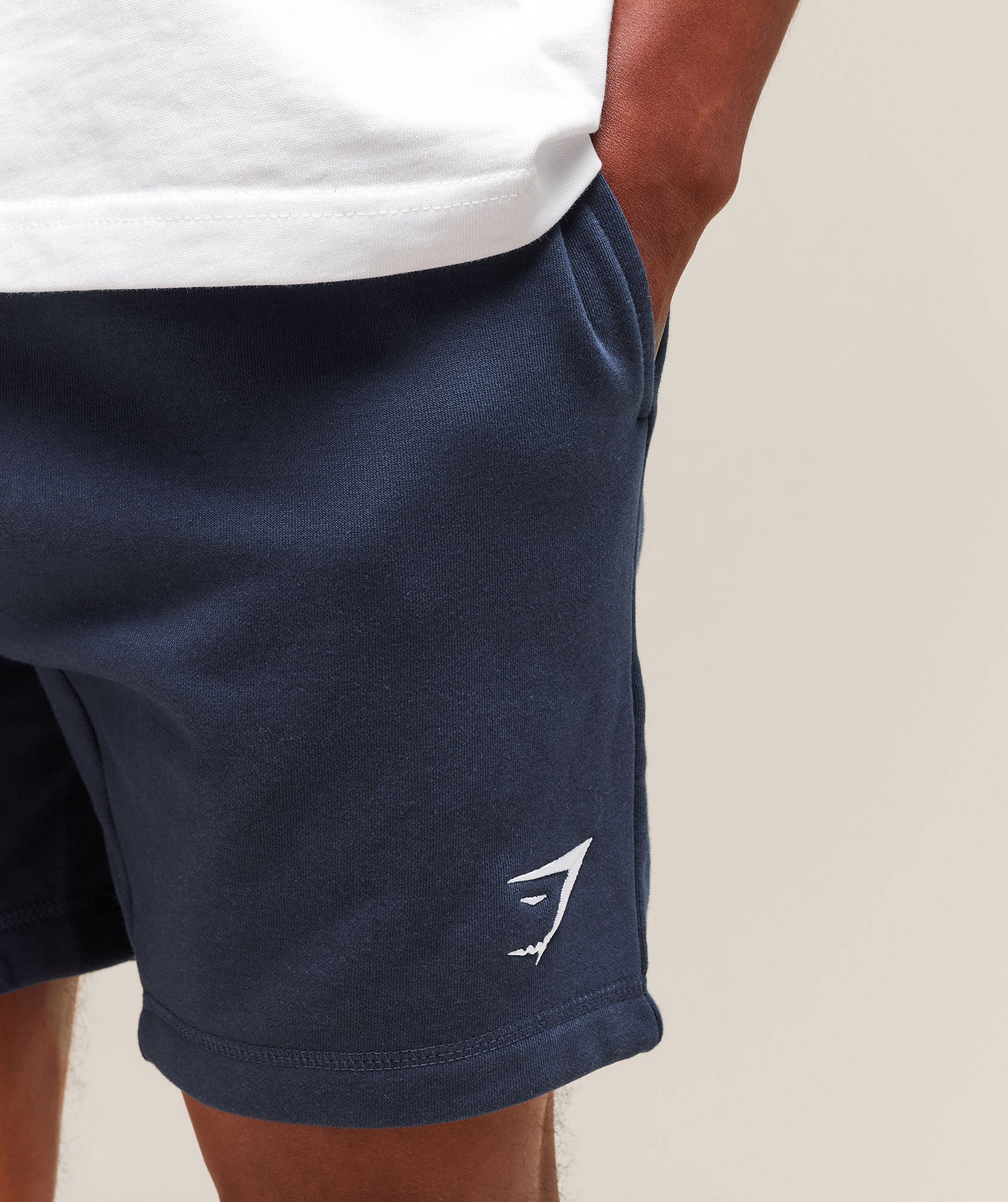 Gymshark Crest Shorts - Navy - Image 4