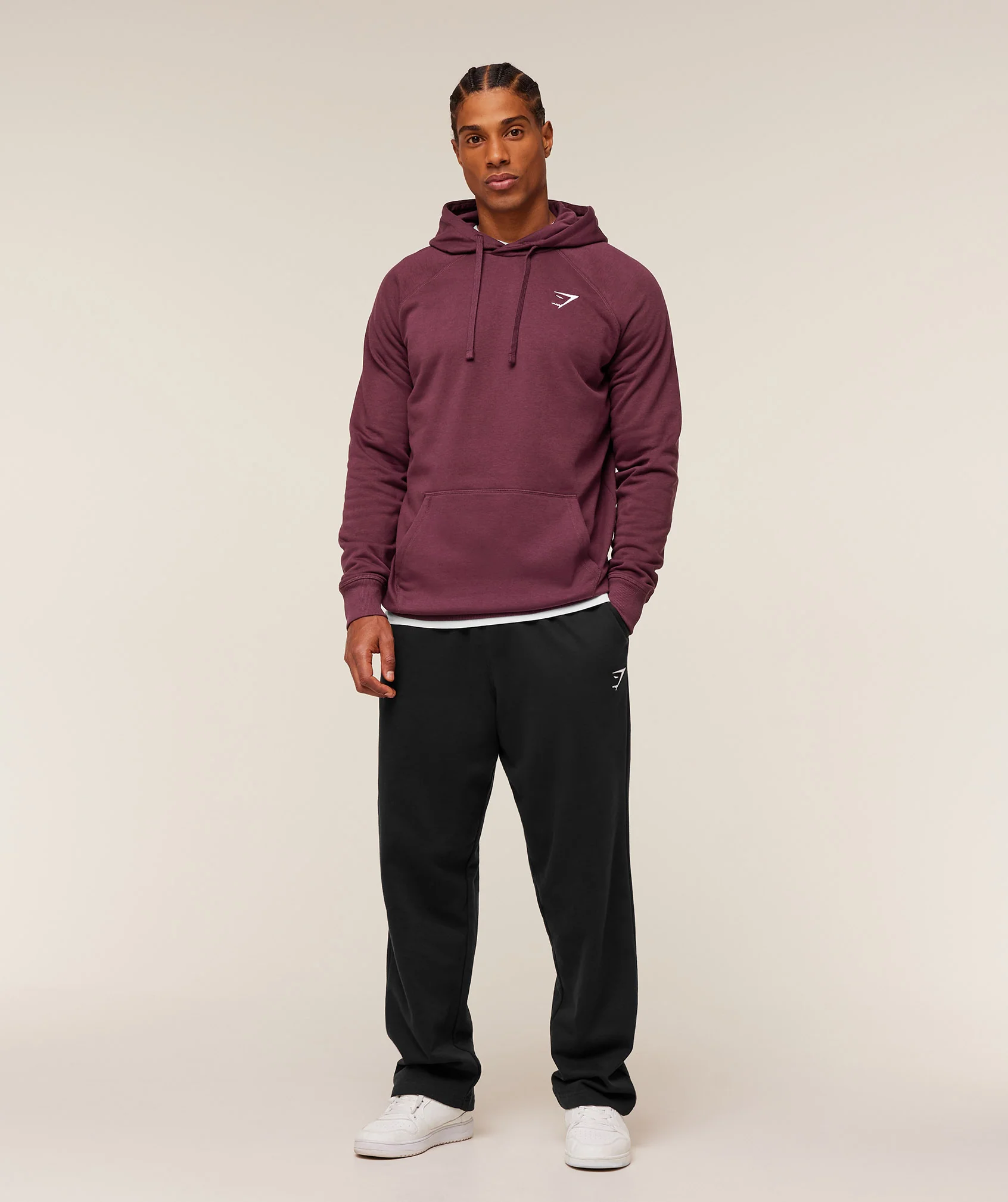 Gymshark Crest Hoodie - GS Impact Burgundy - Image 4