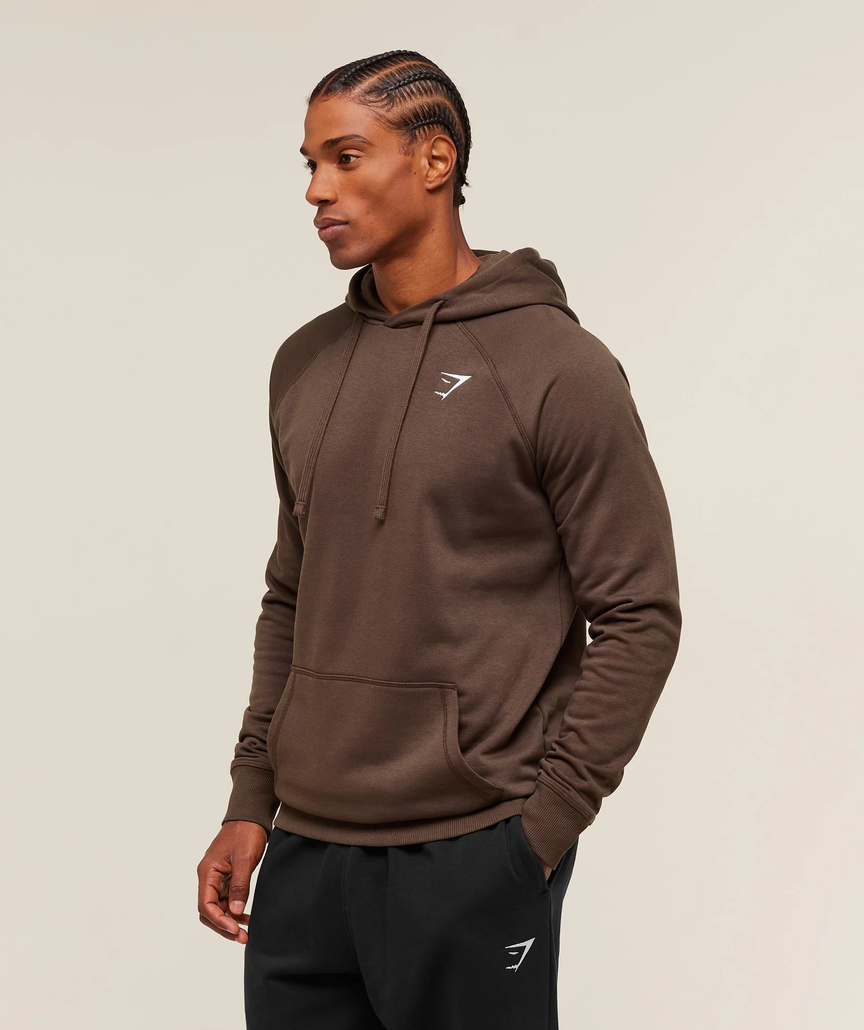 Gymshark Crest Hoodie - Archive Brown - Image 3