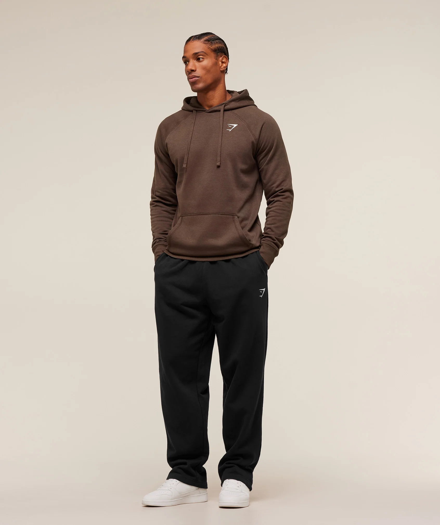 Gymshark Crest Hoodie - Archive Brown - Image 4