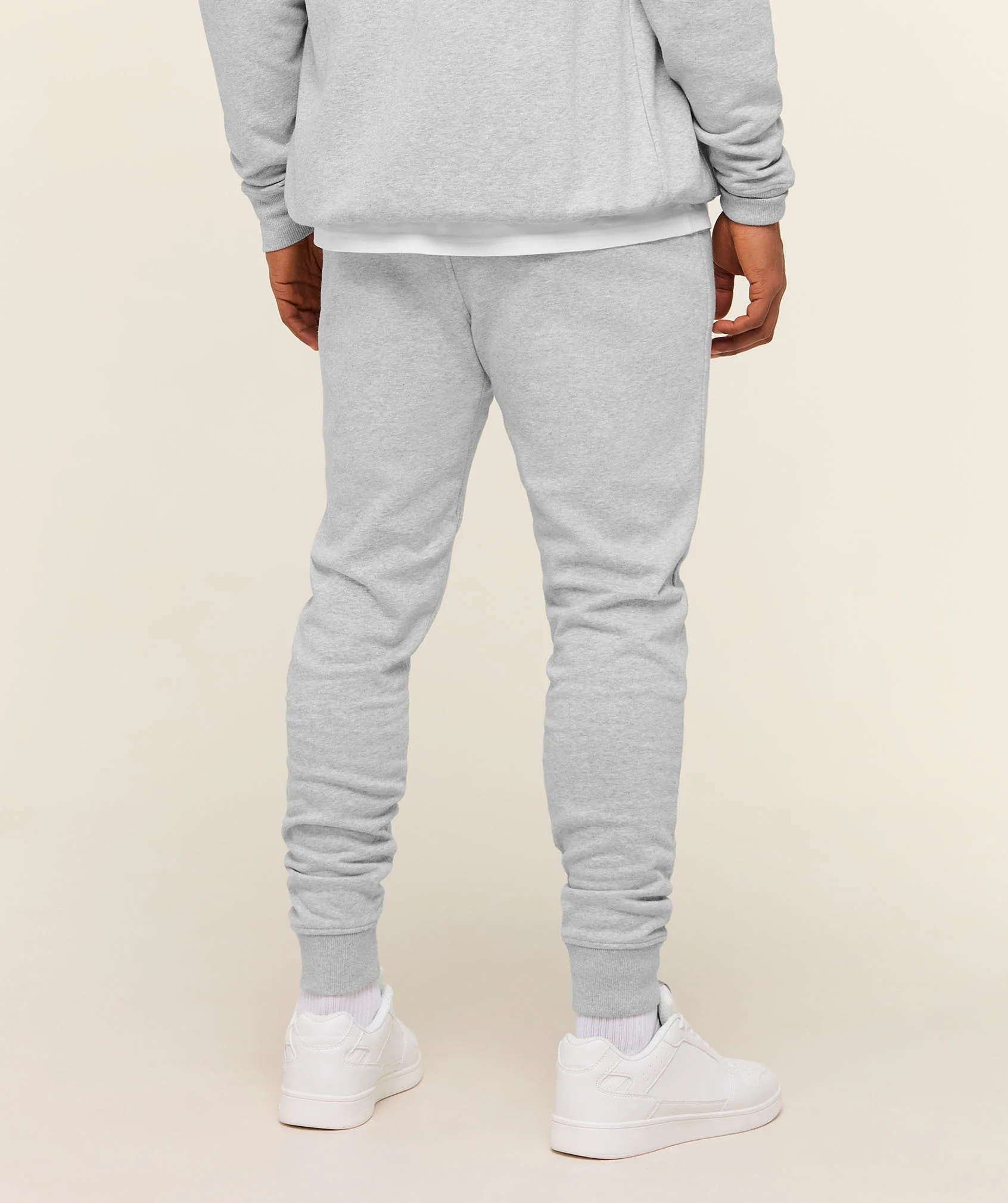 Gymshark Crest Joggers - Light Grey Marl - Image 2