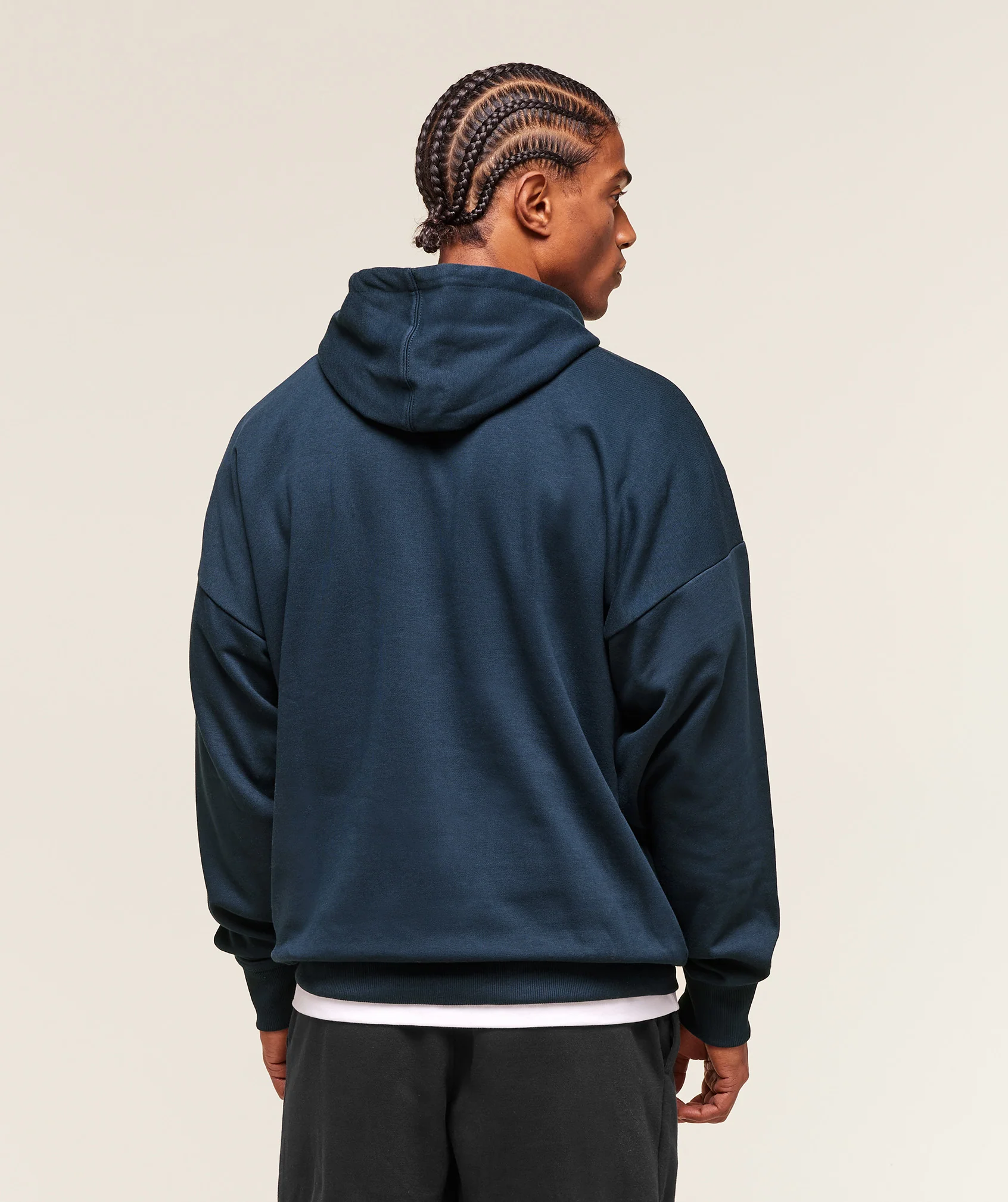 Gymshark Crest Oversized Hoodie - Navy - Image 3