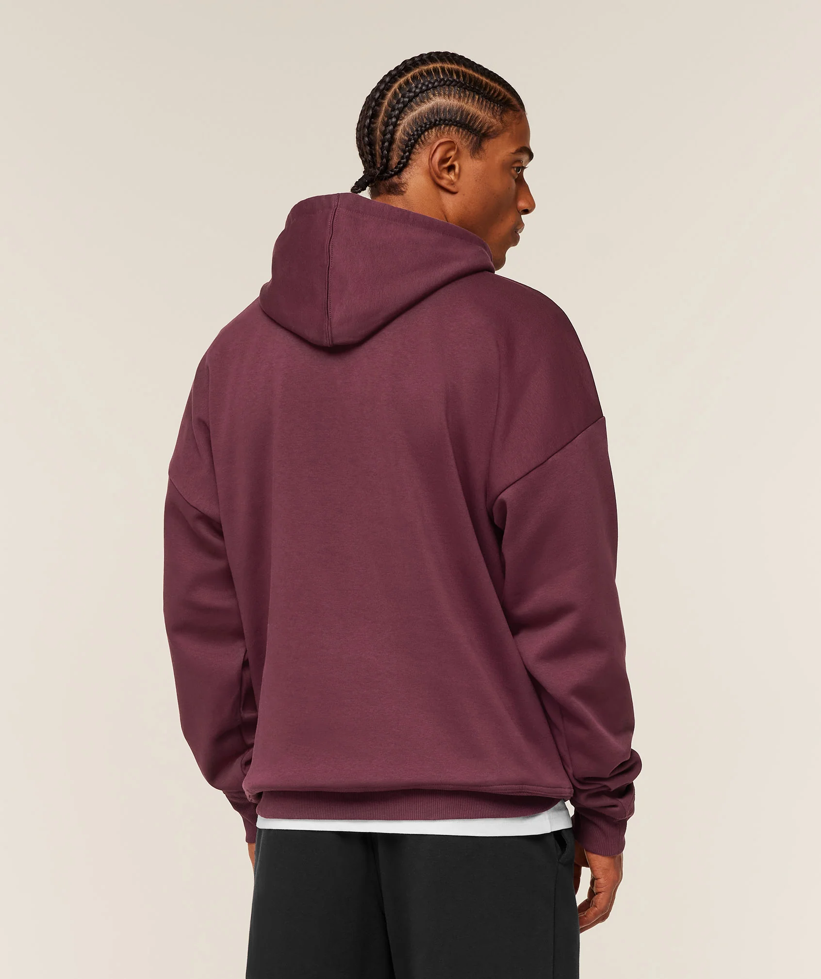 Gymshark Crest Oversized Hoodie - GS Impact Burgundy - Image 2