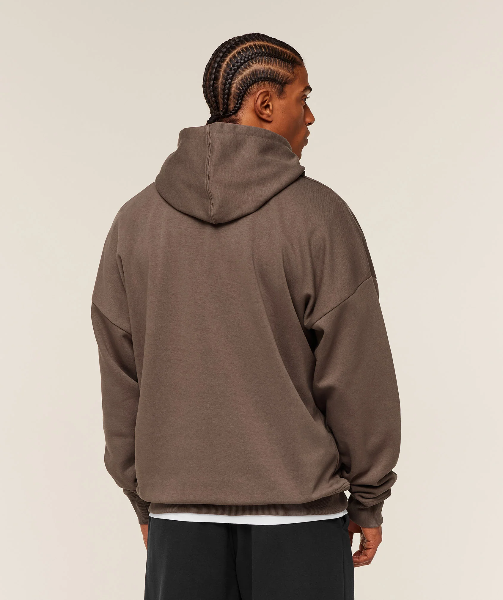 Gymshark Crest Oversized Hoodie - Soft Brown - Image 2