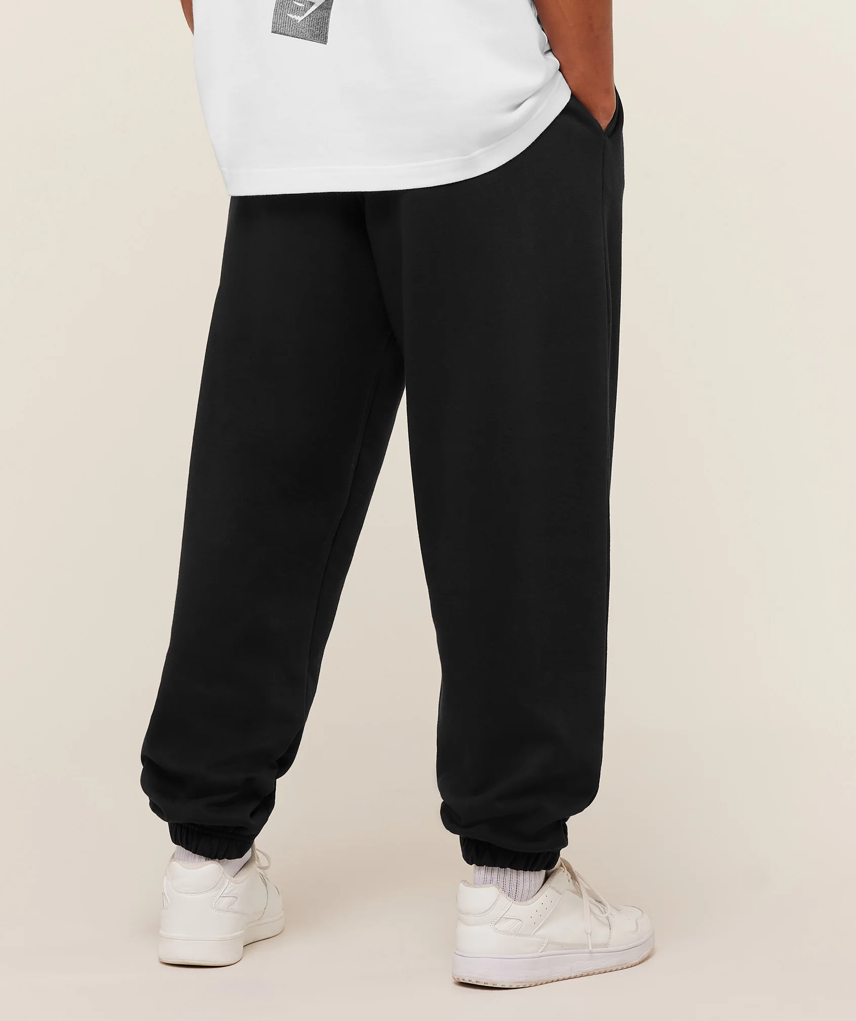 Gymshark Crest Oversized Joggers - GS Black - Image 2