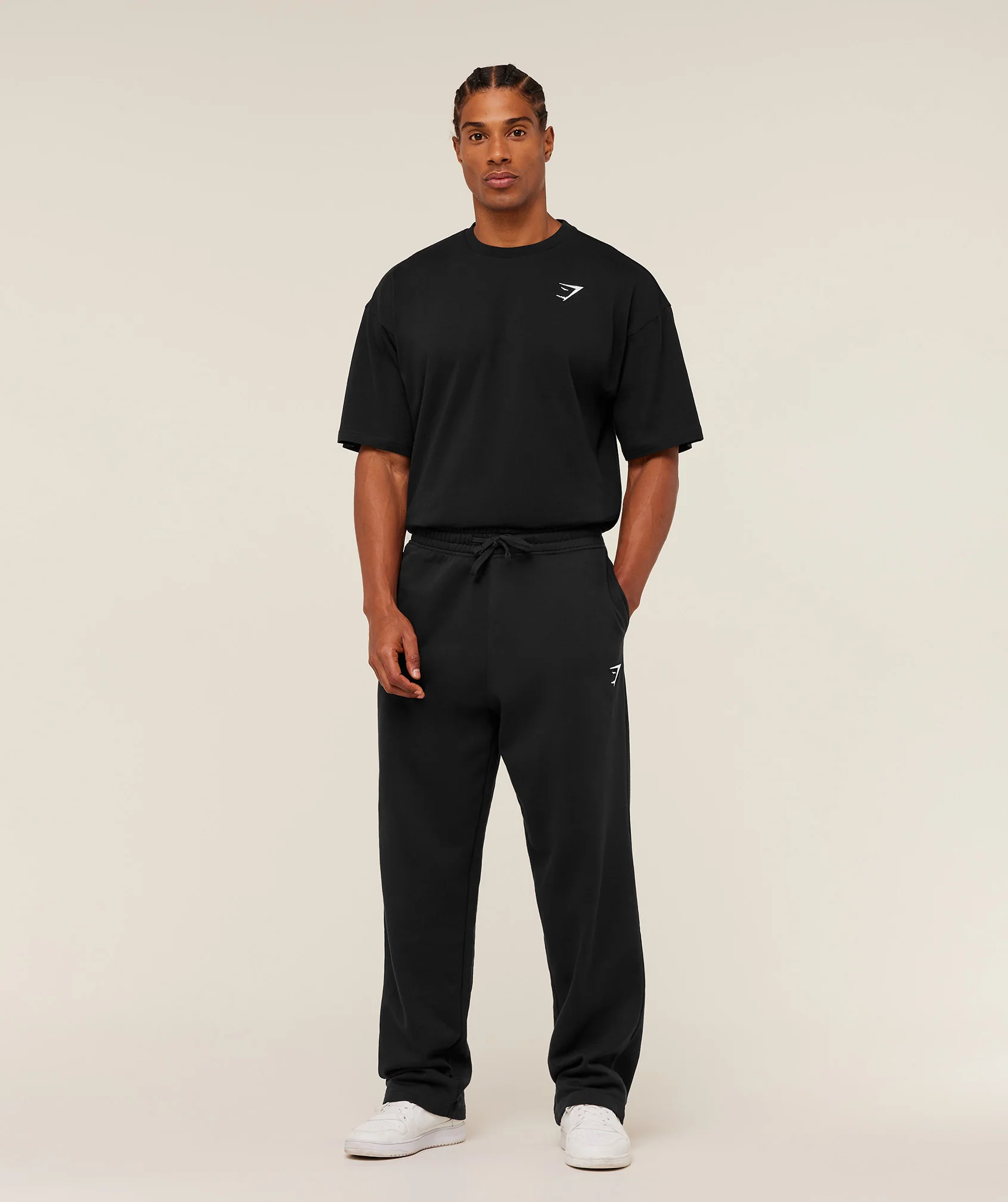 Gymshark Crest Oversized T-Shirt - GS Black - Image 6