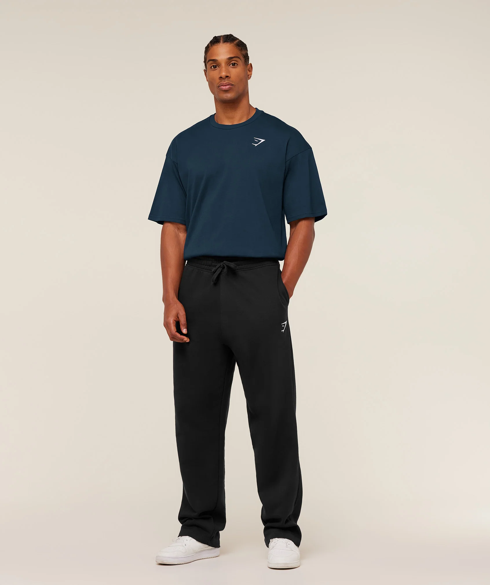 Gymshark Crest Oversized T-Shirt - GS Navy - Image 4
