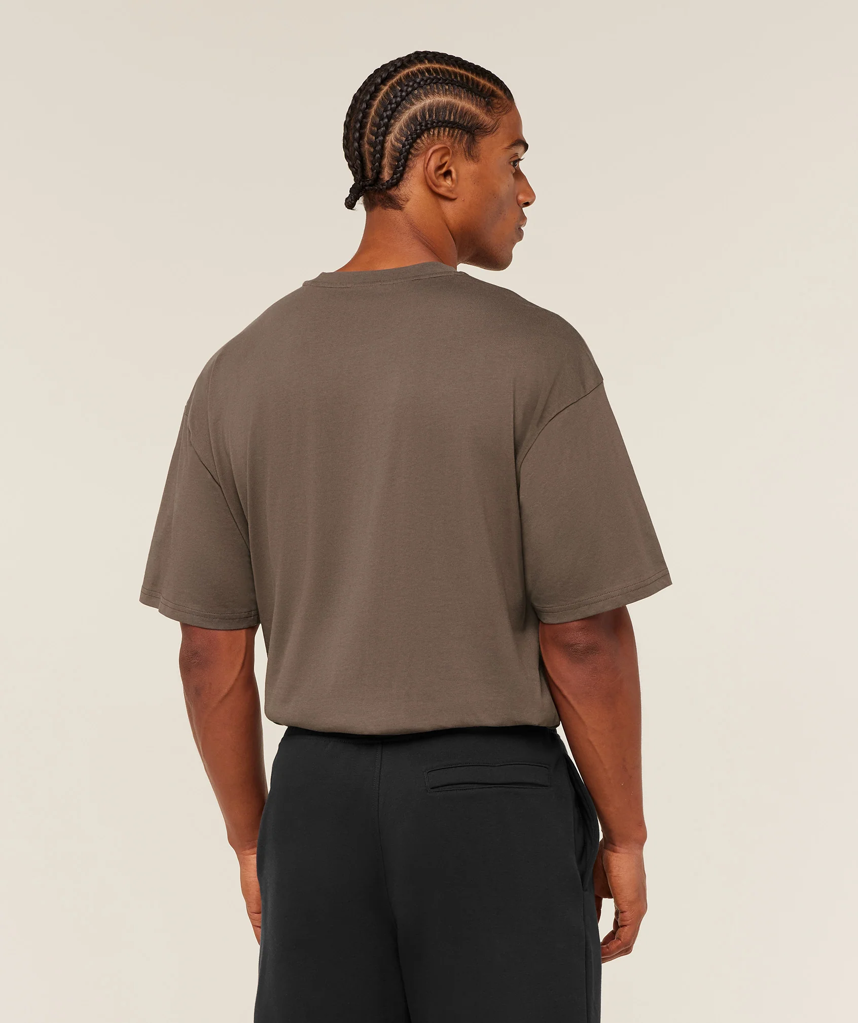 Gymshark Crest Oversized T-Shirt - Soft Brown - Image 2
