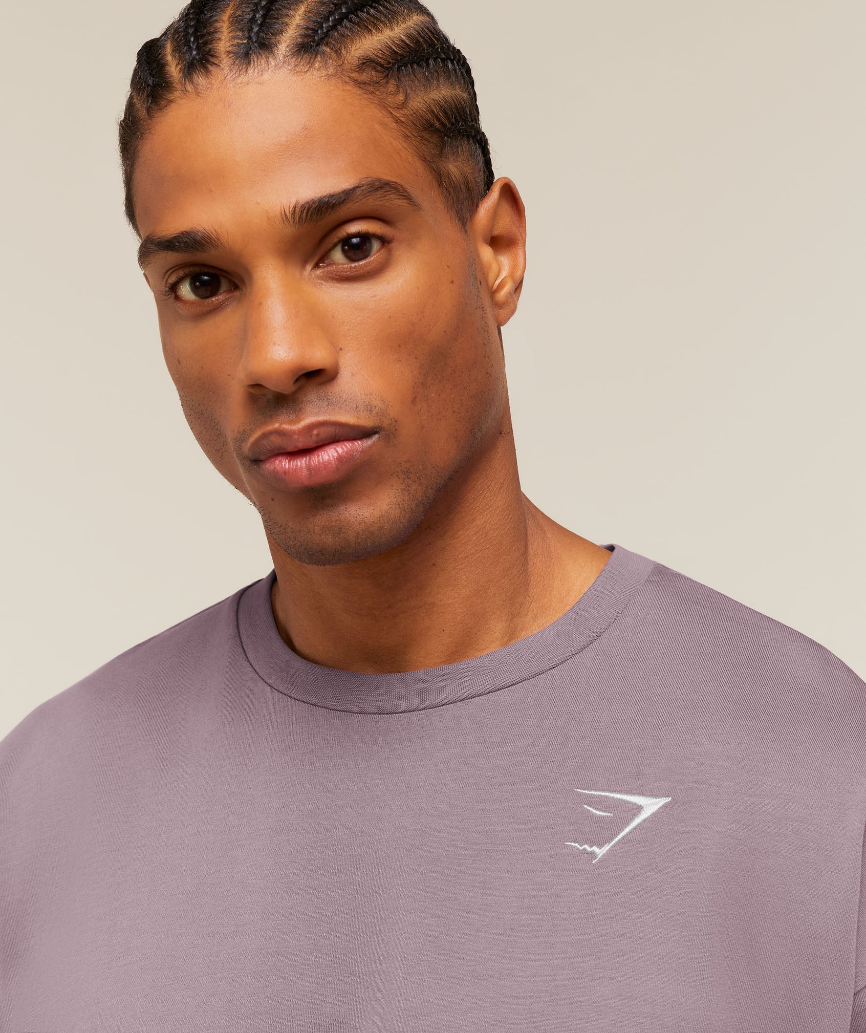 Gymshark Crest Oversized T-Shirt - Dusk Purple - Image 5