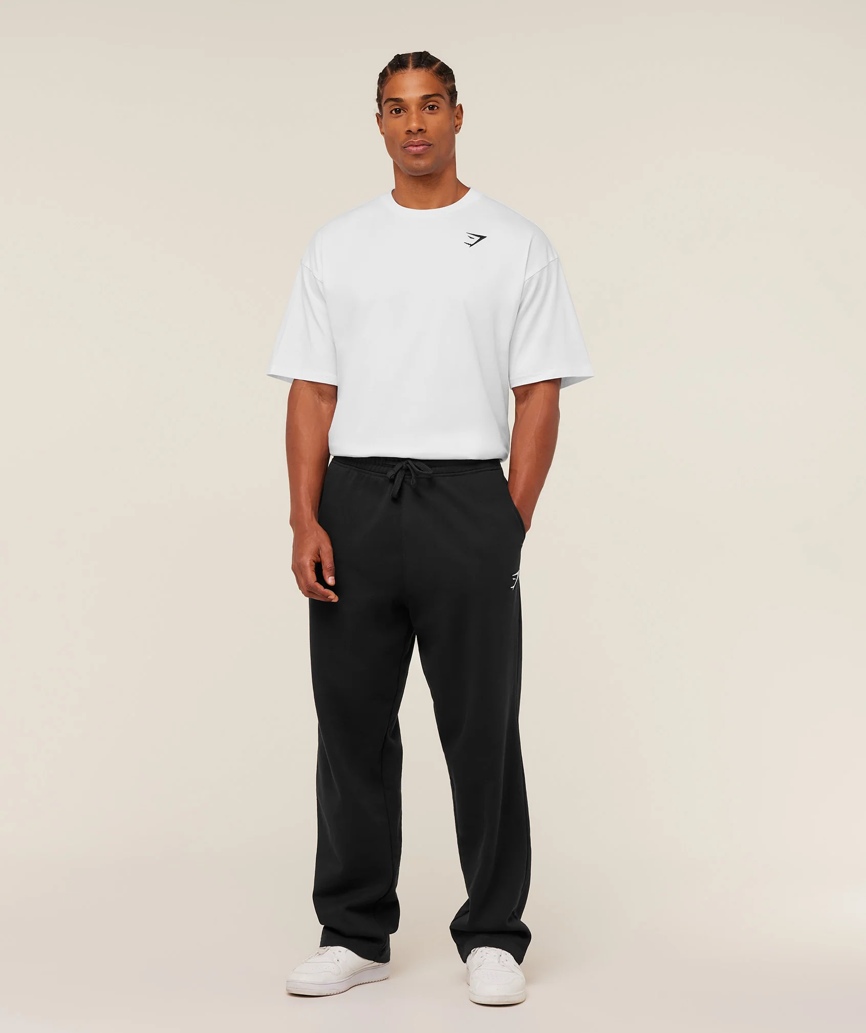 Gymshark Crest Oversized T-Shirt - GS White - Image 6